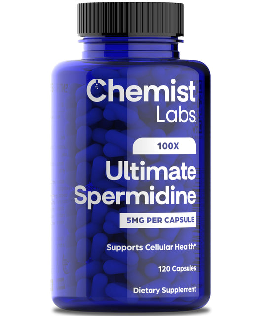 Chemist Labs Spermidine Capsules 5 mg Per Capsule, 120 Servings