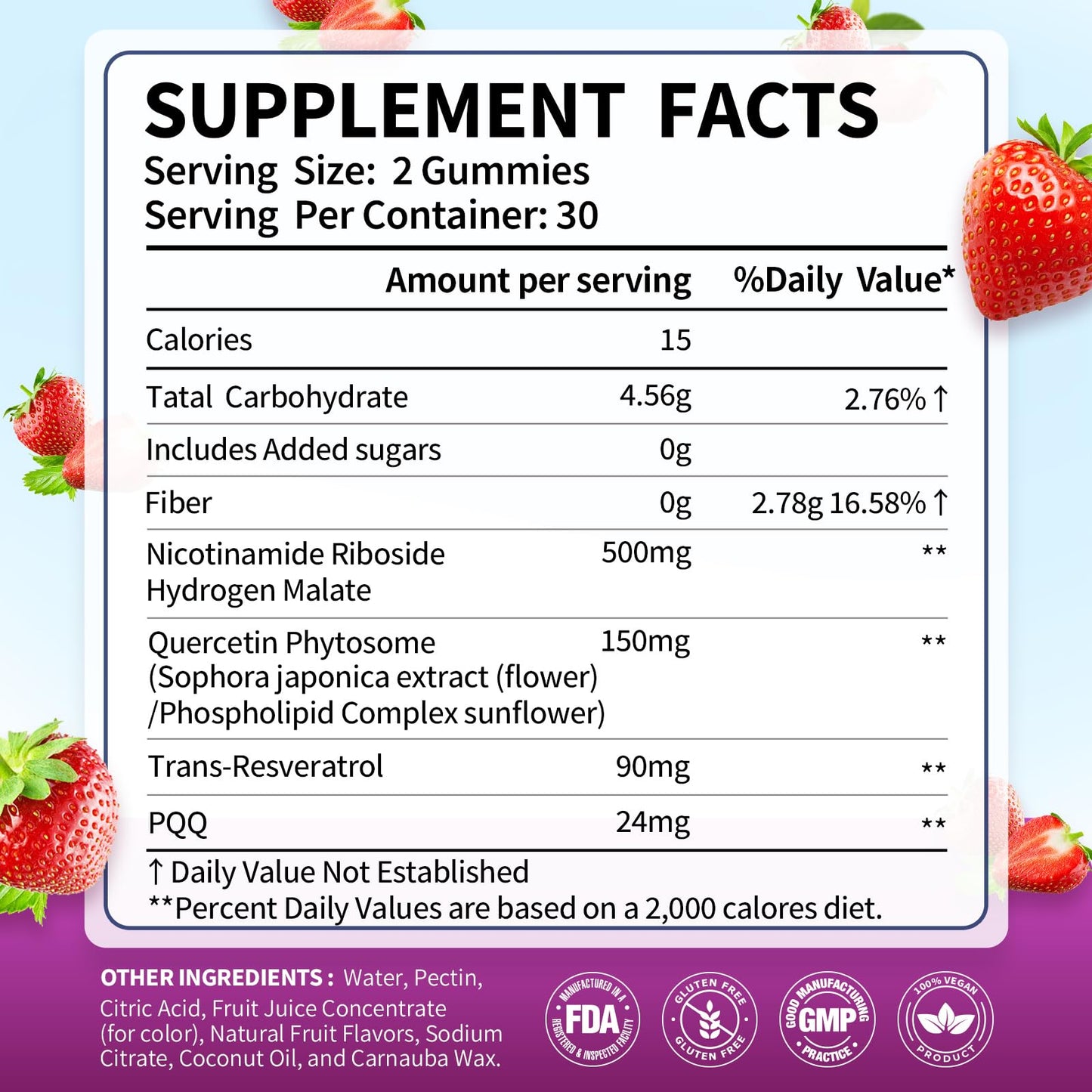 CelestiaCare NAD+ Gummies 120 Count