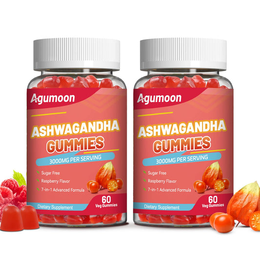 Agumoon Ashwagandha Gummies 3000mg, 120 Count