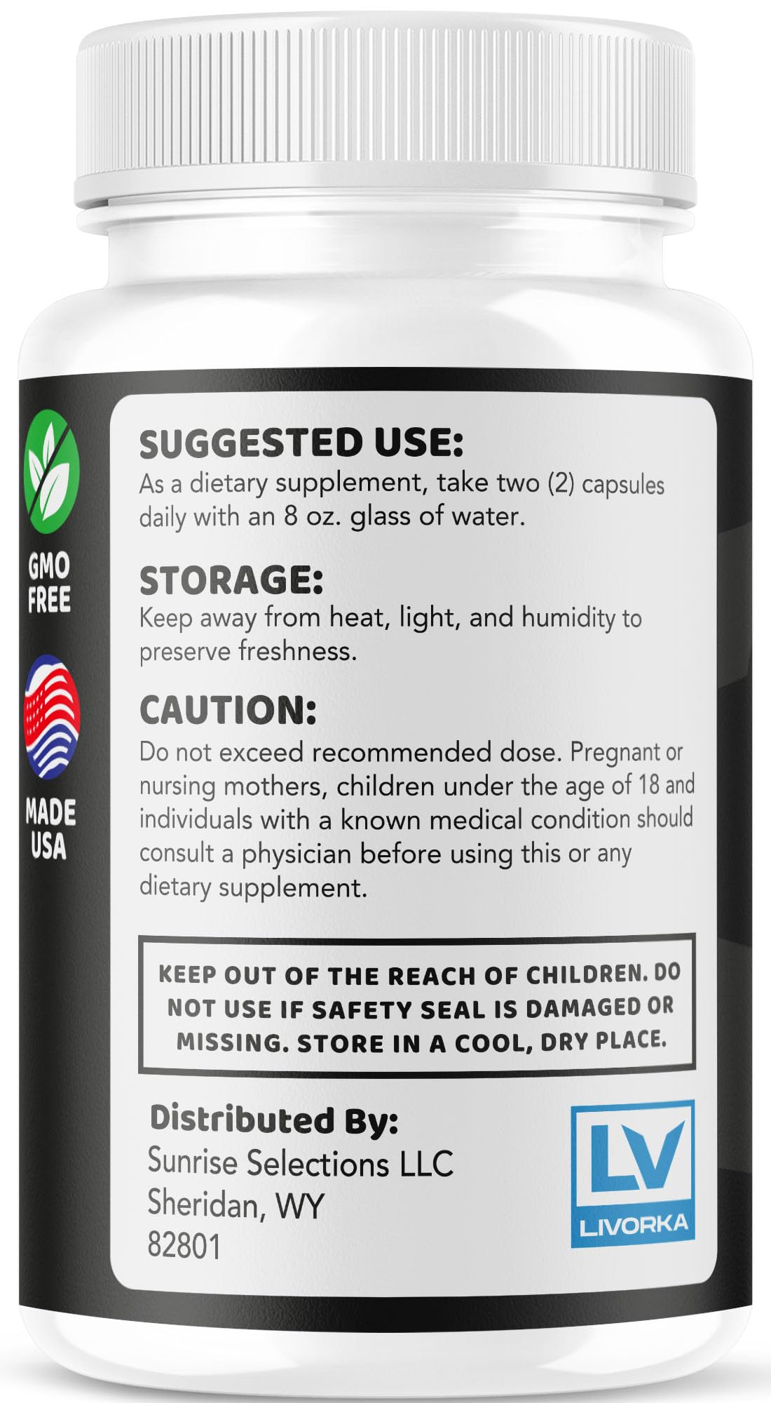 LIVORKA Ortopin Capsules 60 Count