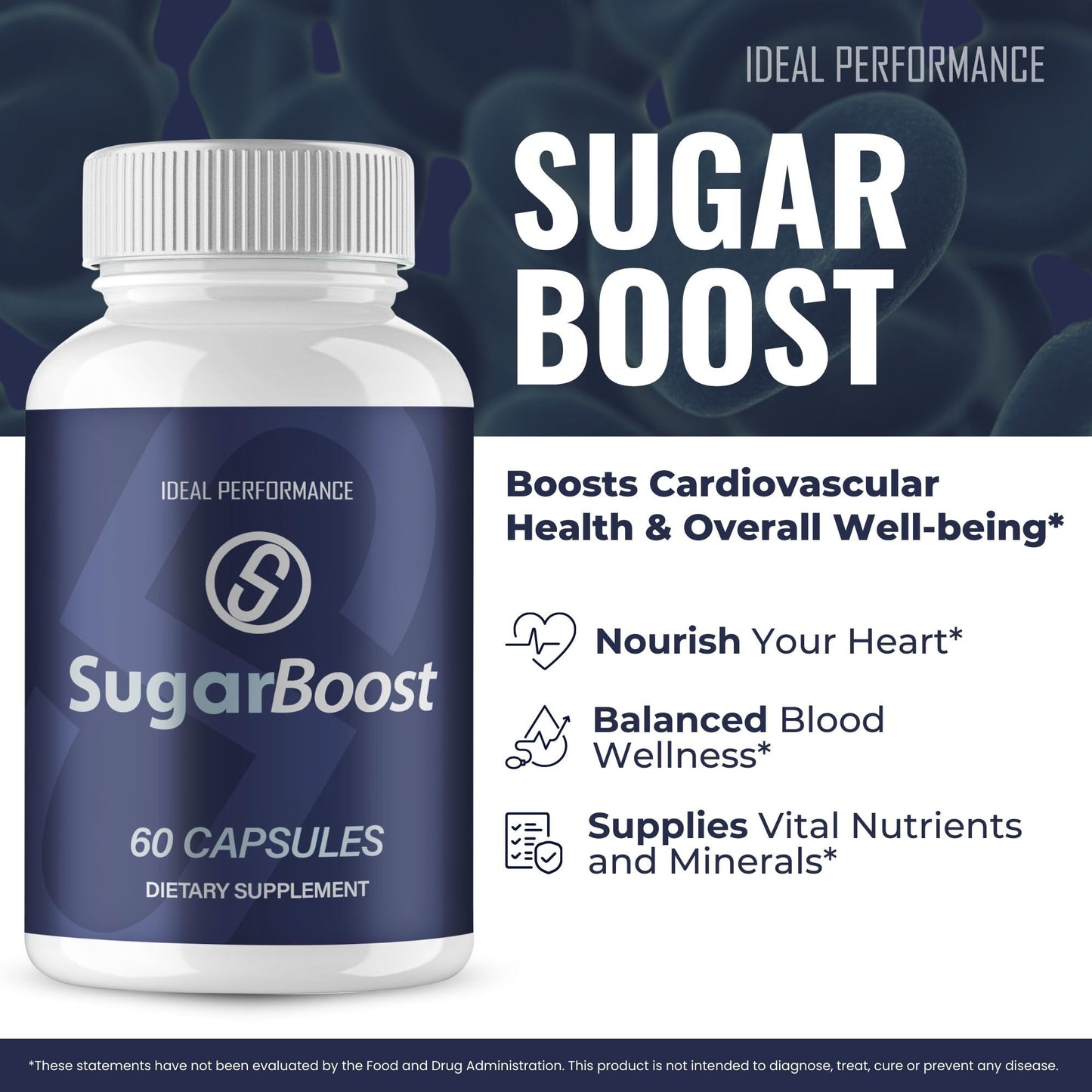 IDEAL PERFORMANCE Sugarboost Capsule 300 Capsules
