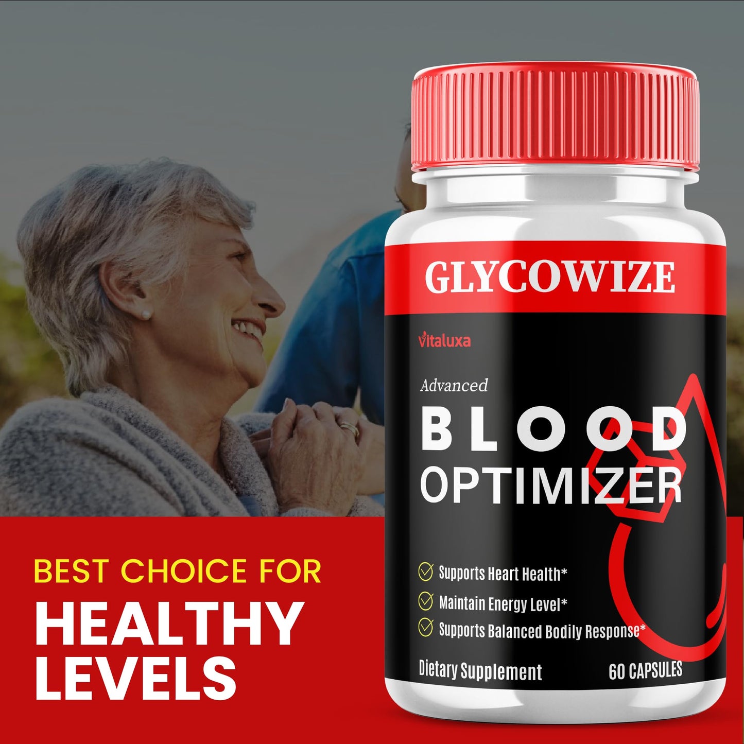 Vitaluxa Glycowize Capsules 180 Count