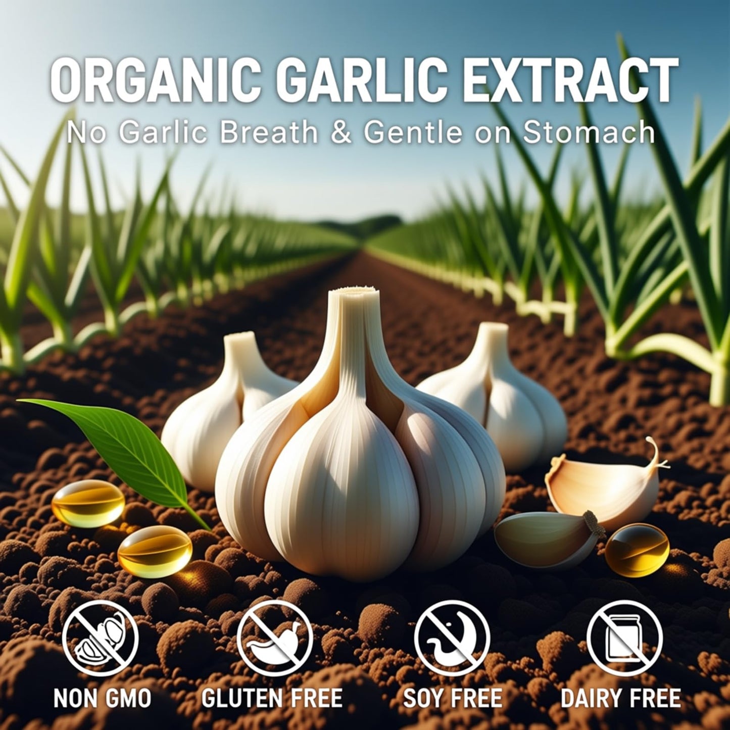 YLOTRE Elare Aged Garlic Extract Capsules, 300 Capsules