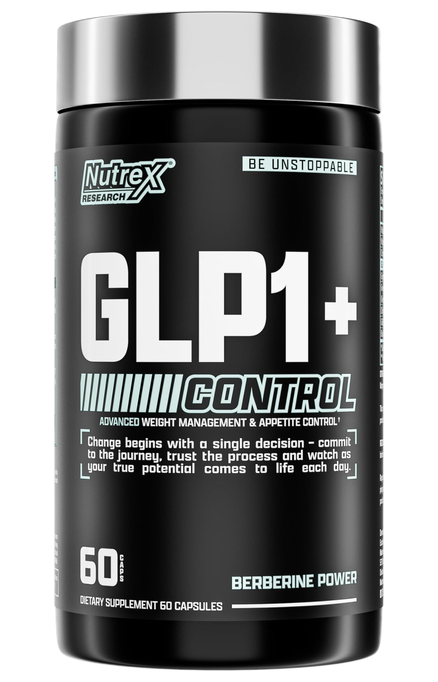 Nutrex Research GLP-1 Supplement - Super Berberine Weight Management Support, Capsule, 60 Count