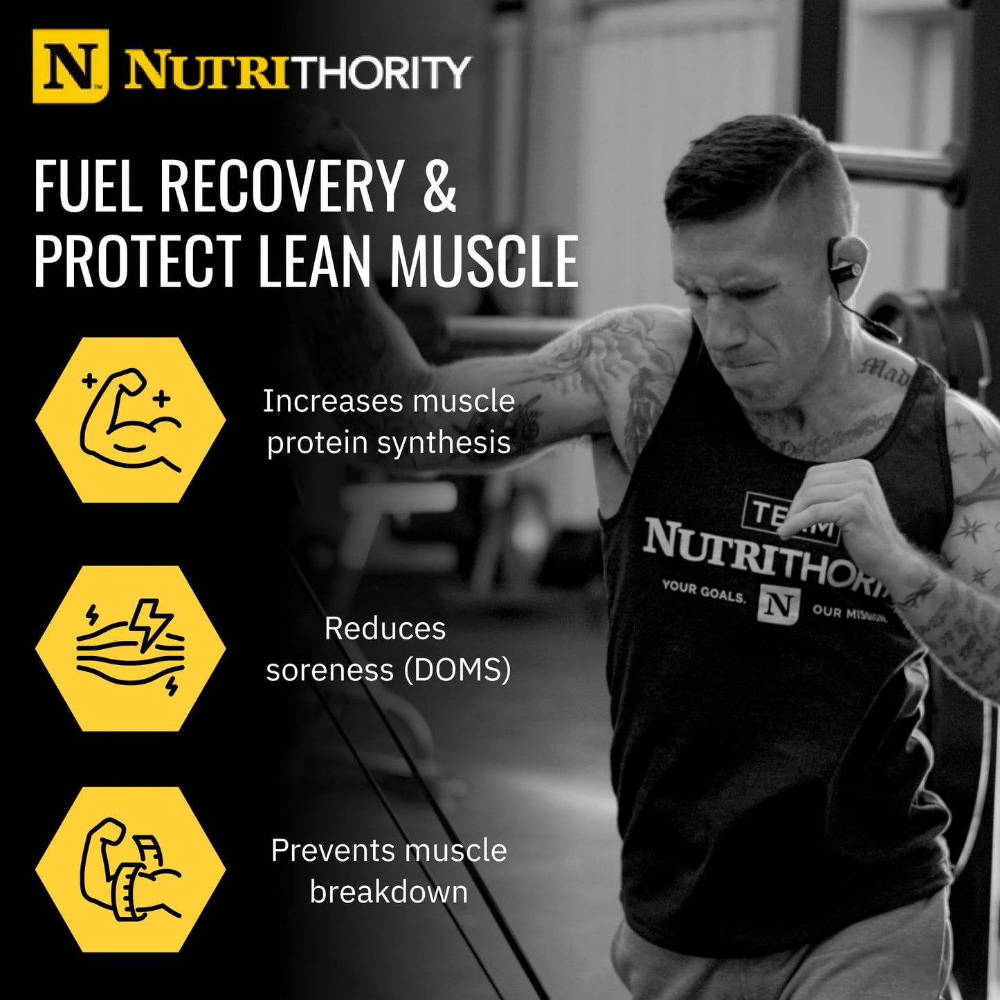 Nutrithority BCAA Powder Hawaiian Tango, 25 Servings