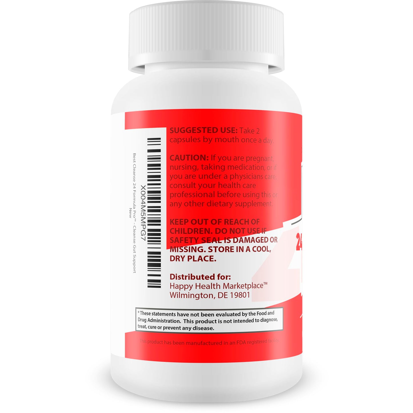 Happy Health Marketplace Best Cleanse 24 Formula Pro Capsule, 60 Count