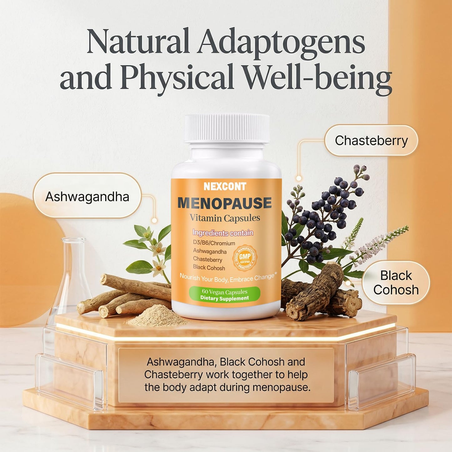 Oopeatol Black Cohosh Menopause Support Capsule, 60 Capsules