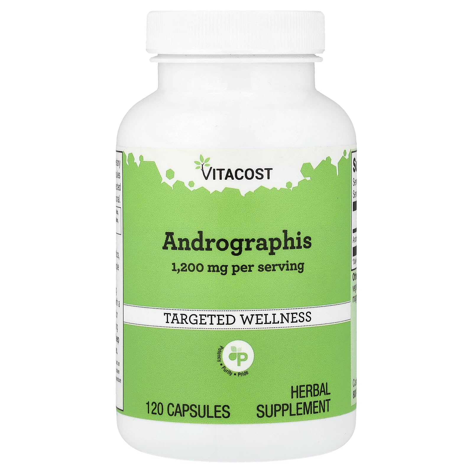 Vitacost Andrographis 1200 mg per Serving Capsule, 120 Capsules