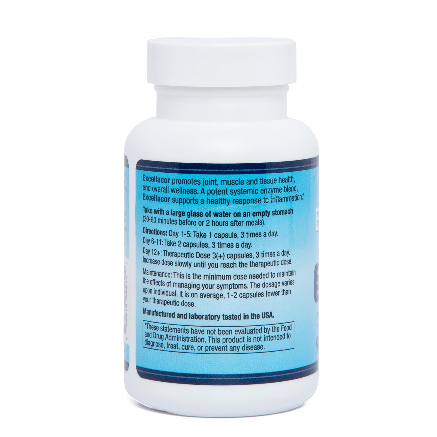 AST Enzymes Excellacor-90 Systemic Enzyme Supplement 90 Capsules