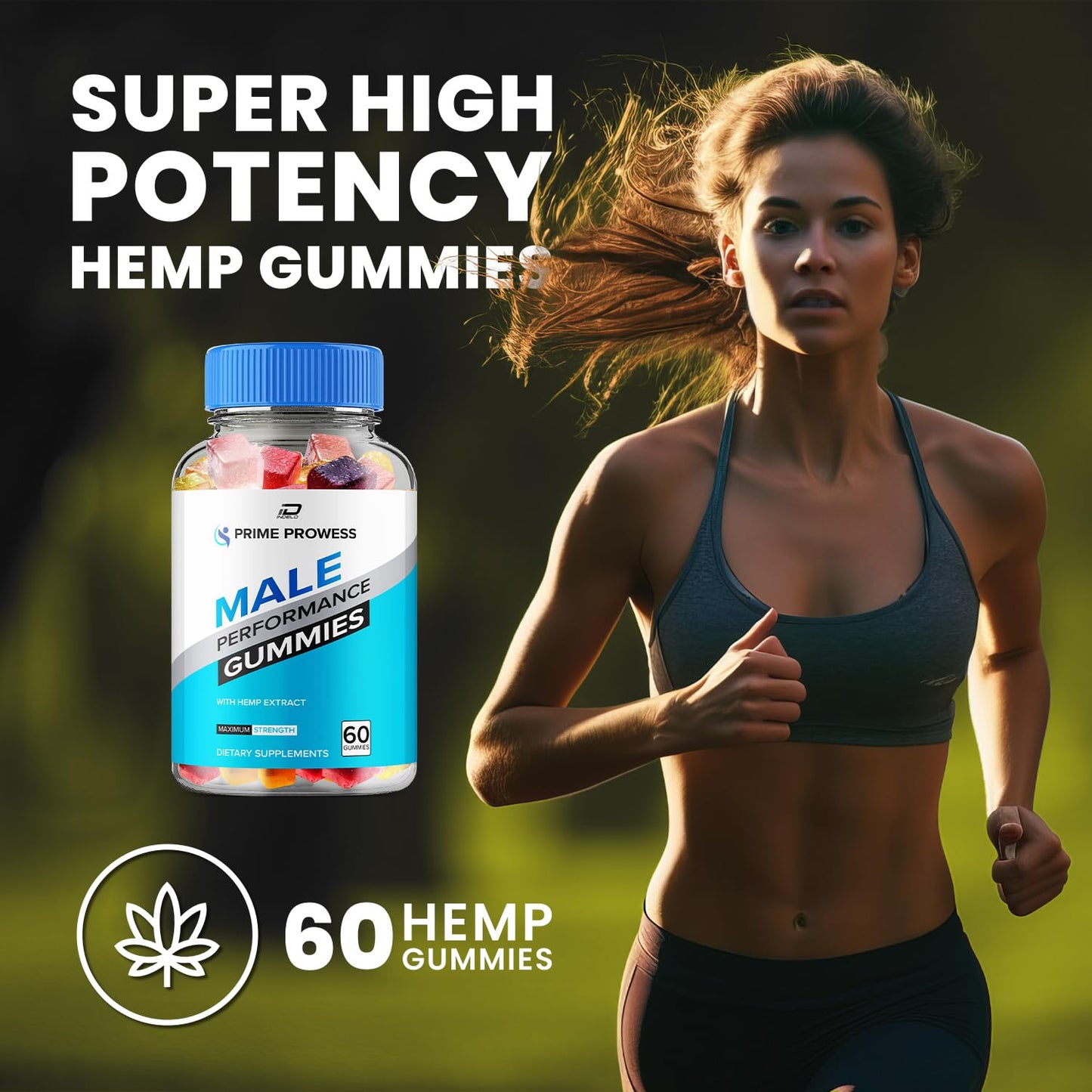 Indelo Prime Prowess Hemp Gummies 60 Count