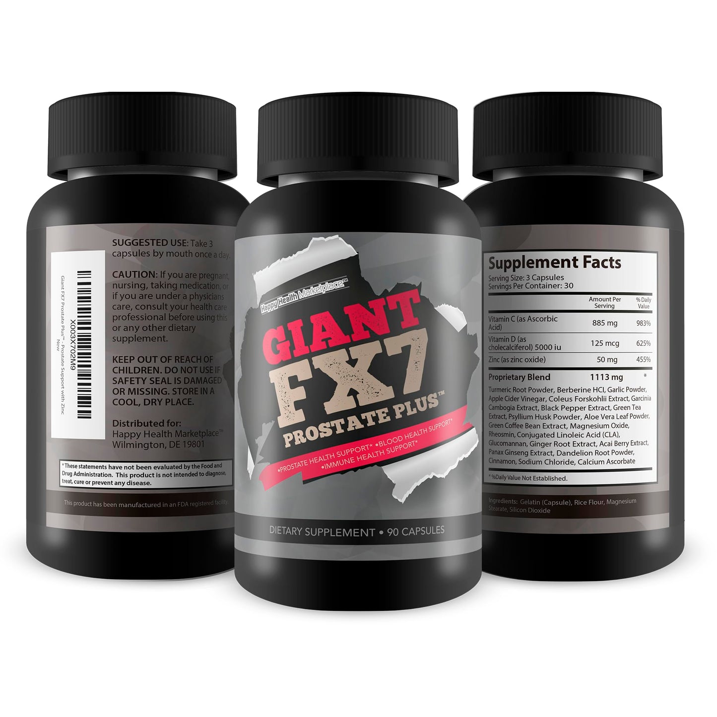 Happy Health Marketplace Giant FX7 Prostate Plus Capsule 1 Count