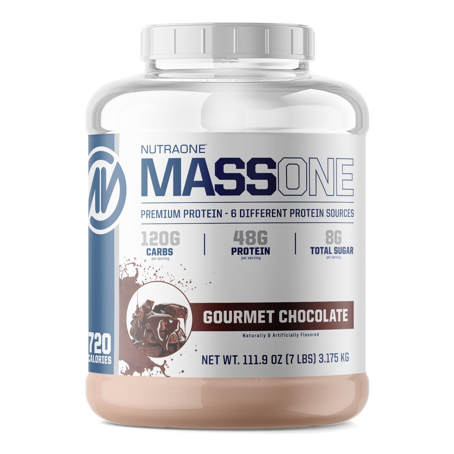 NutraOne Massone Mass Gainer Protein Powder 6.99 lb