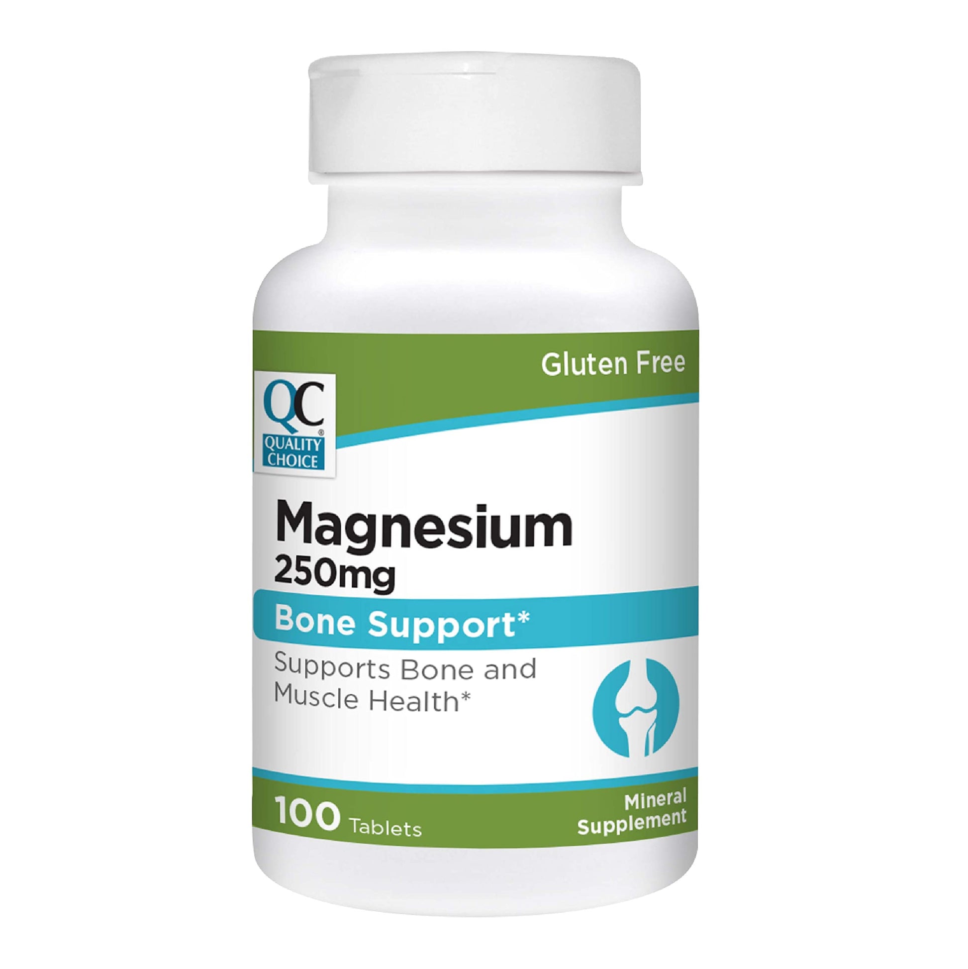 Quality Choice Magnesium Oxide 250 mg Tablets, 100 Count