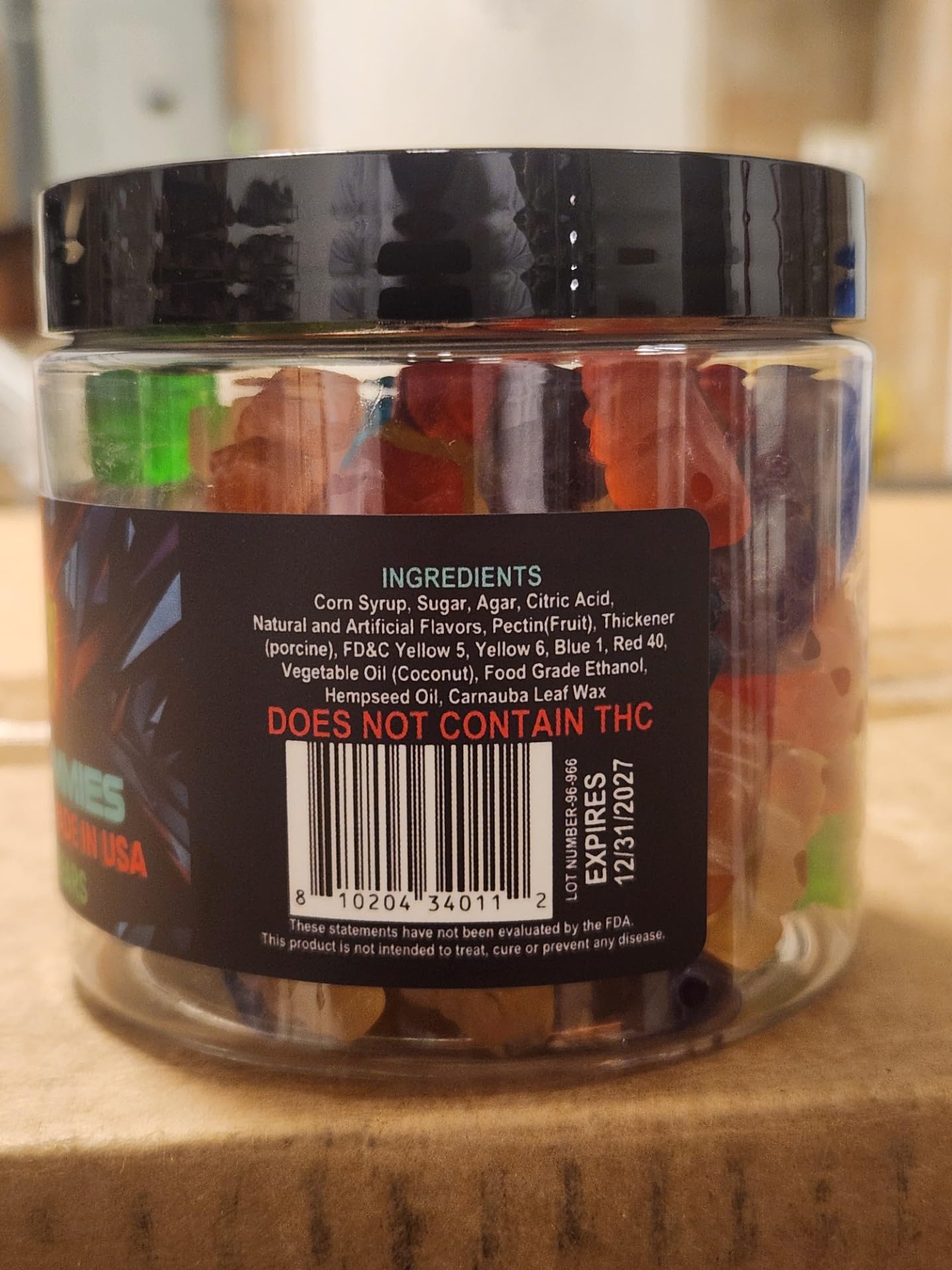 Healthergize Hemp Gummies Chewable 13 Count