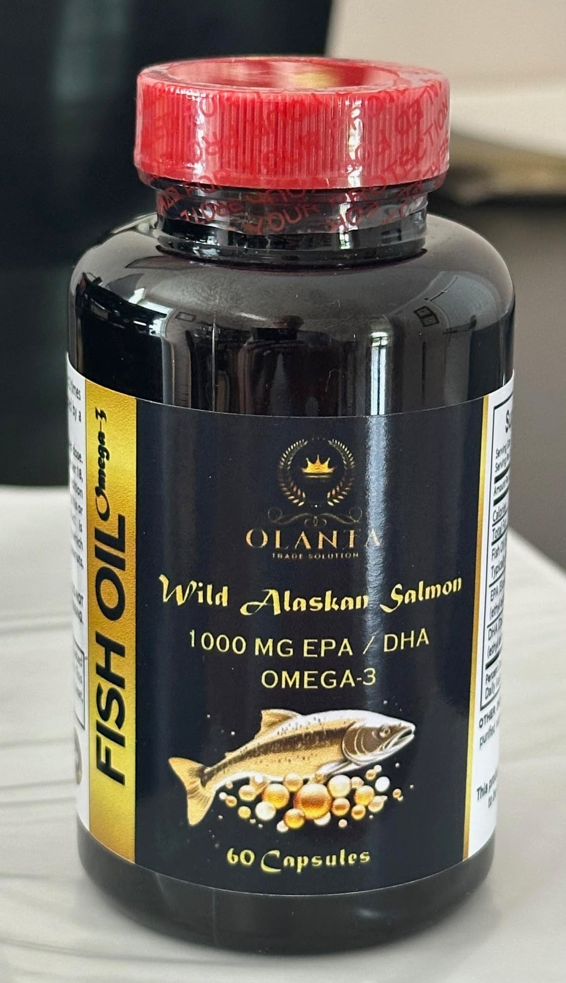 OLANTA TRADE SOLUTION Wild Alaskan Salmon Oil Capsule 120 Capsules