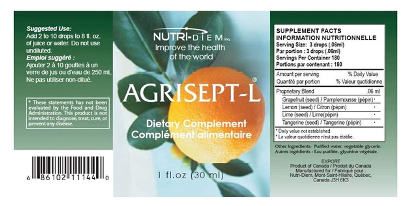 Nutri-Diem Inc. Agrisept-L / Agrumax Capsule 1 Count