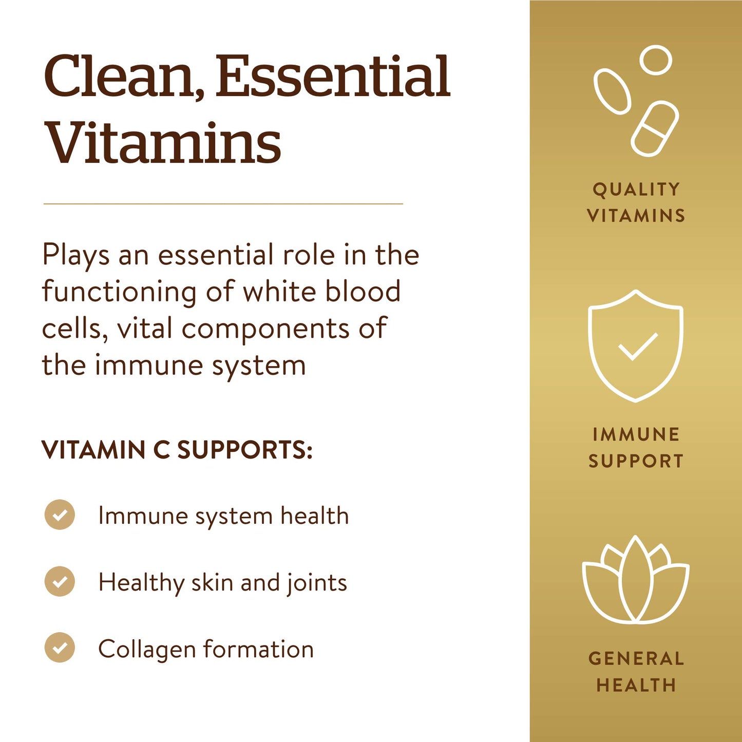 Solgar Vitamin C 1000 mg Vegetable Capsules, 100 Count