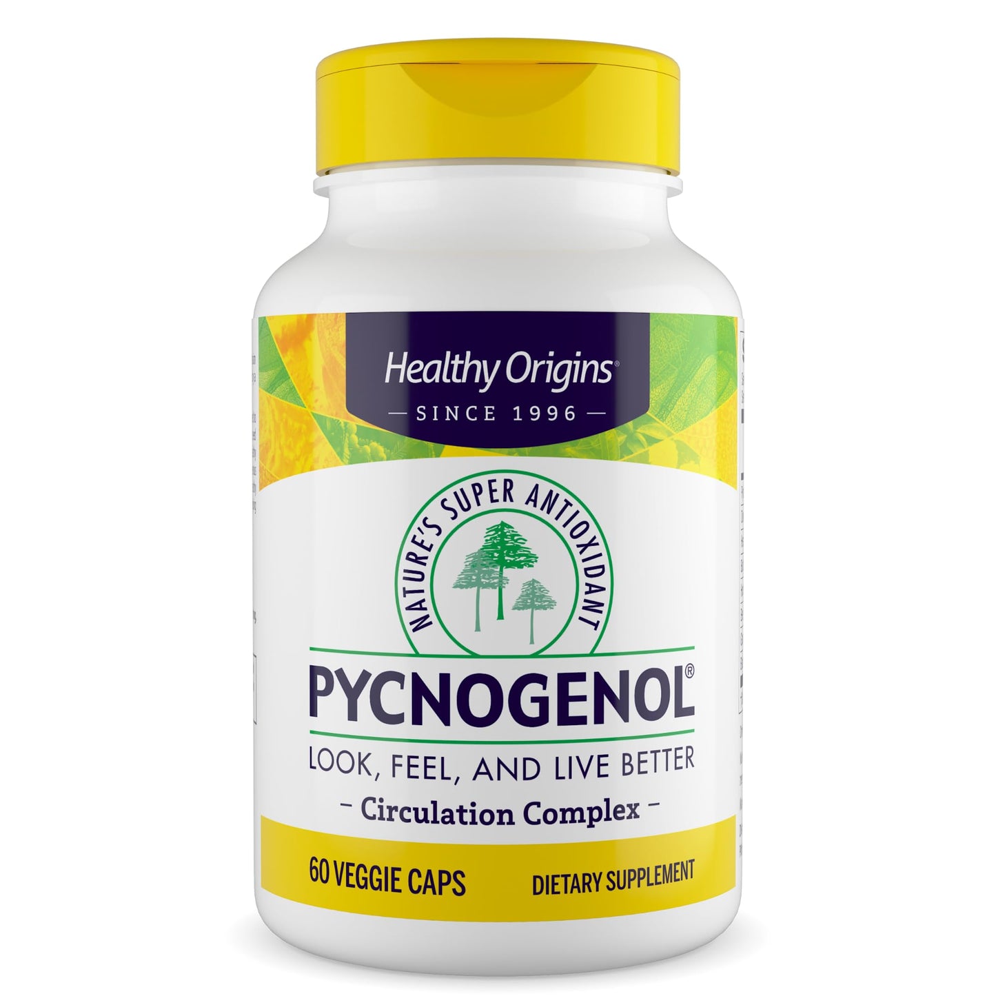 Healthy Origins Pycnogenol Circulation Complex Capsules, 60 Count