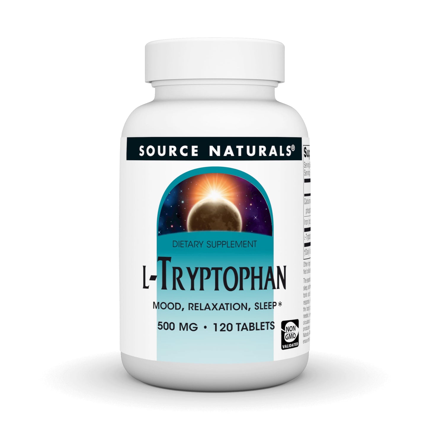 Source Naturals L-Tryptophan 500mg Tablet, 120 Tablets