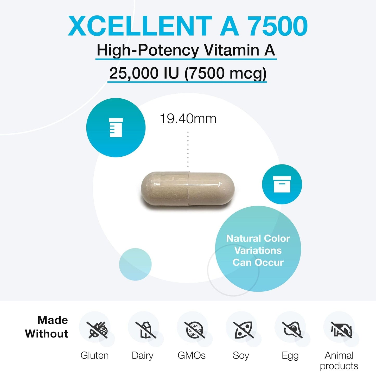 XYMOGEN Xcellent A 7500 Capsule, 60 Capsules
