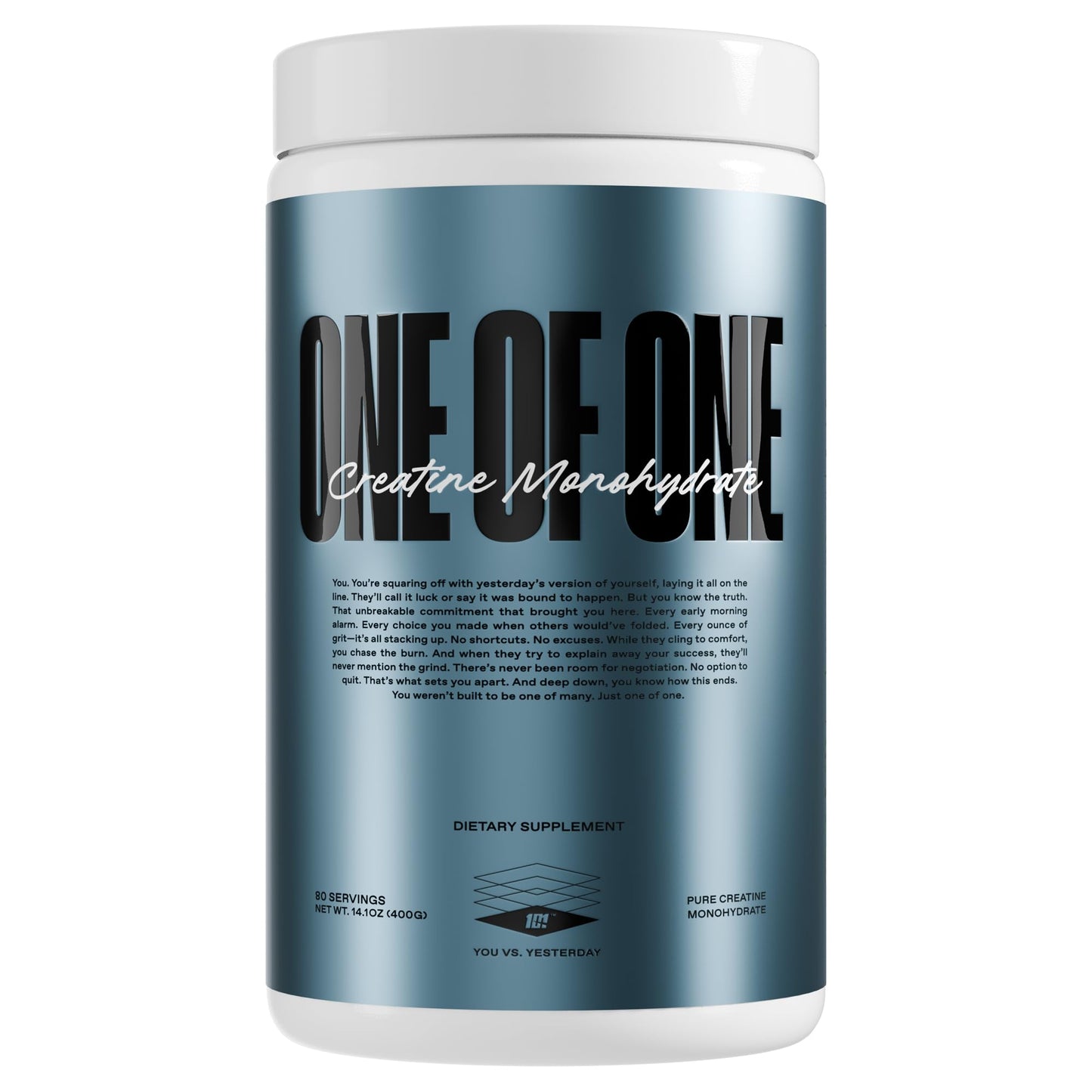 ONE OF ONE Creatine Monohydrate Powder, 14.1 oz, 80 Servings
