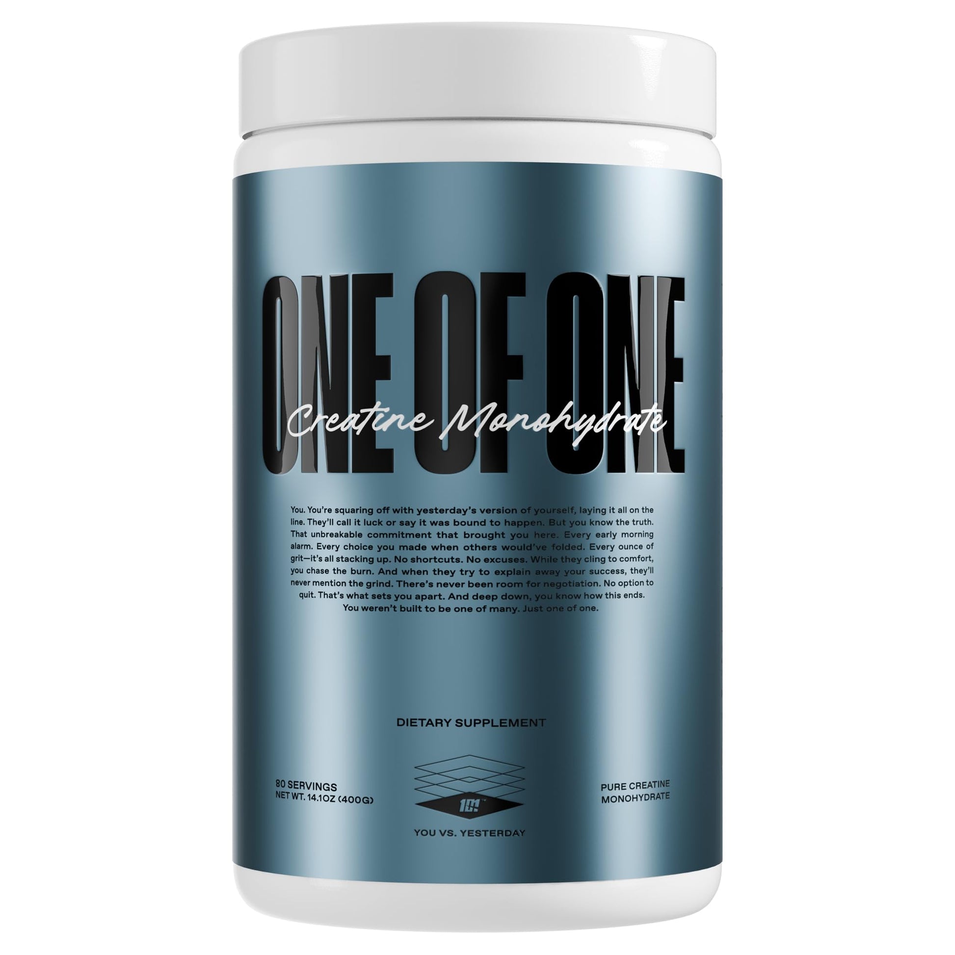 ONE OF ONE Creatine Monohydrate Powder, 14.1 oz, 80 Servings