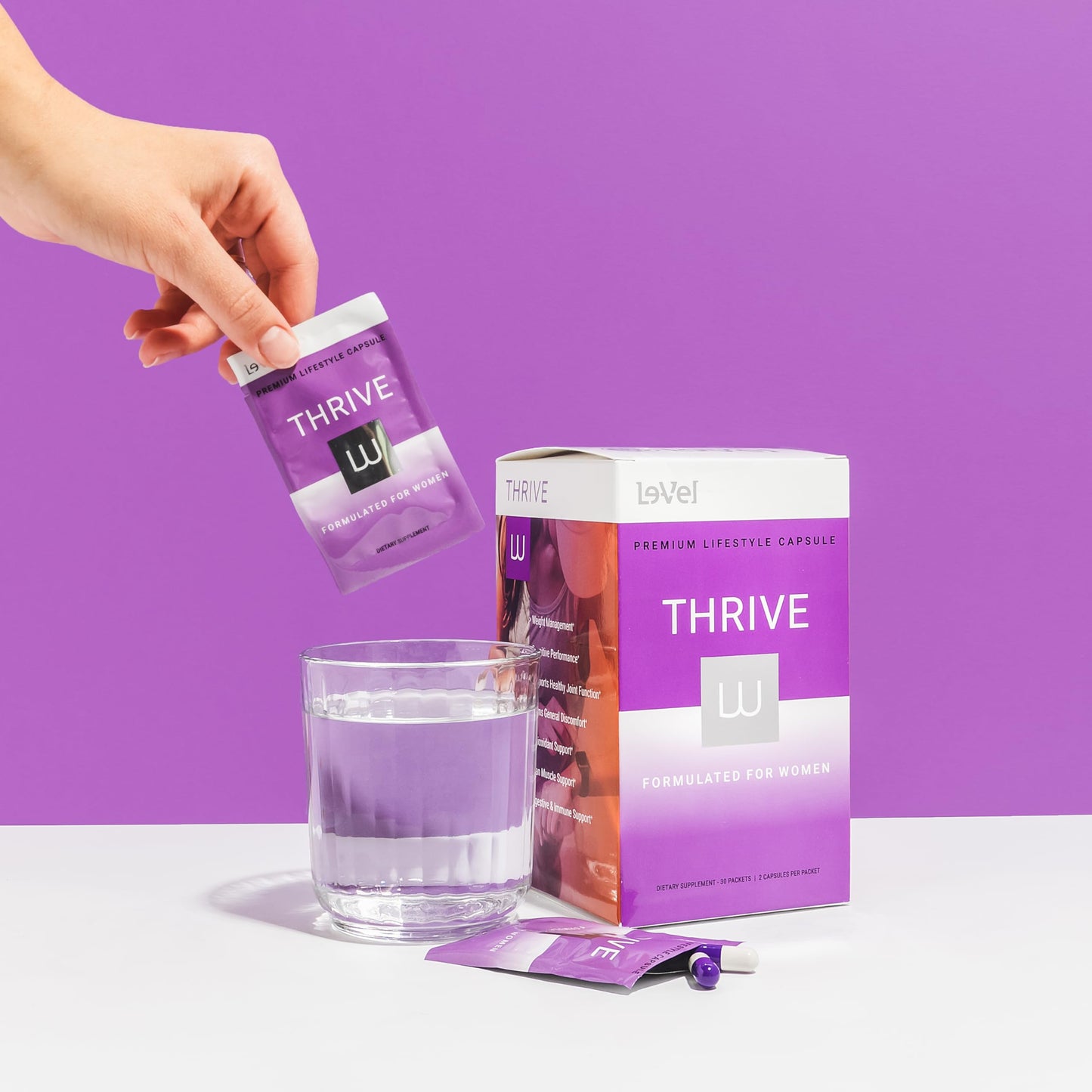 Le-Vel Thrive Women's Vitamins and Minerals, 60 Capsules