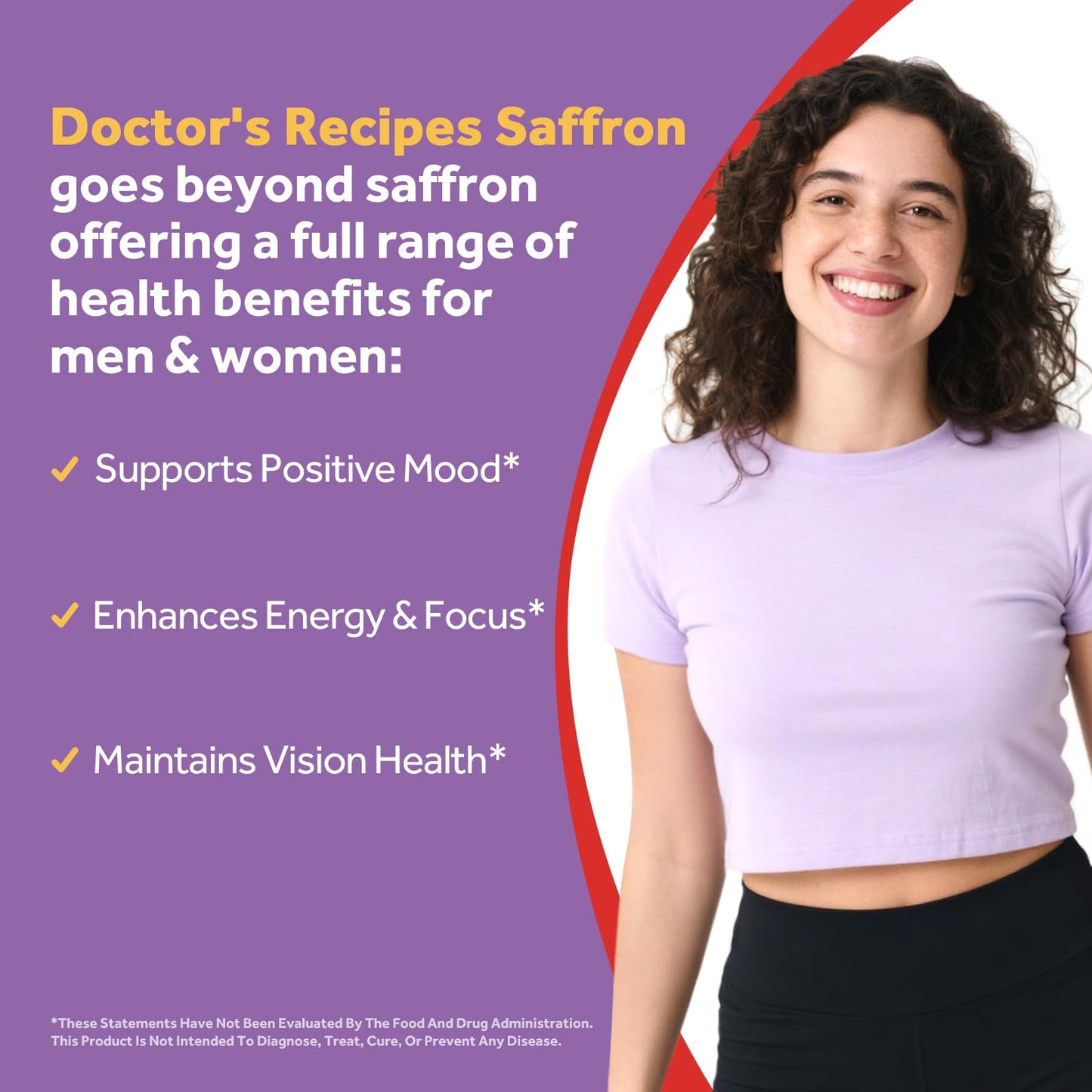 Doctor's Recipes Saffron Supplements Capsules 120