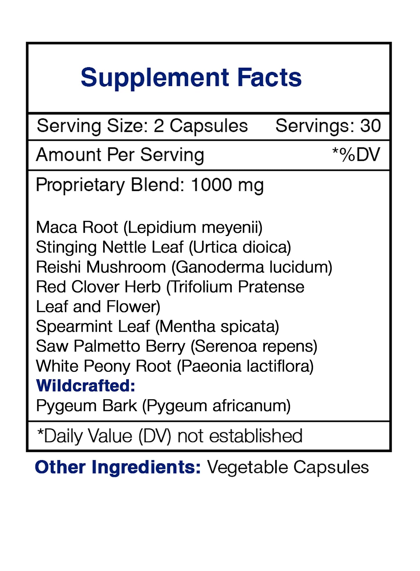 Secrets of the Tribe Prosta Vigor Capsules 60 Count