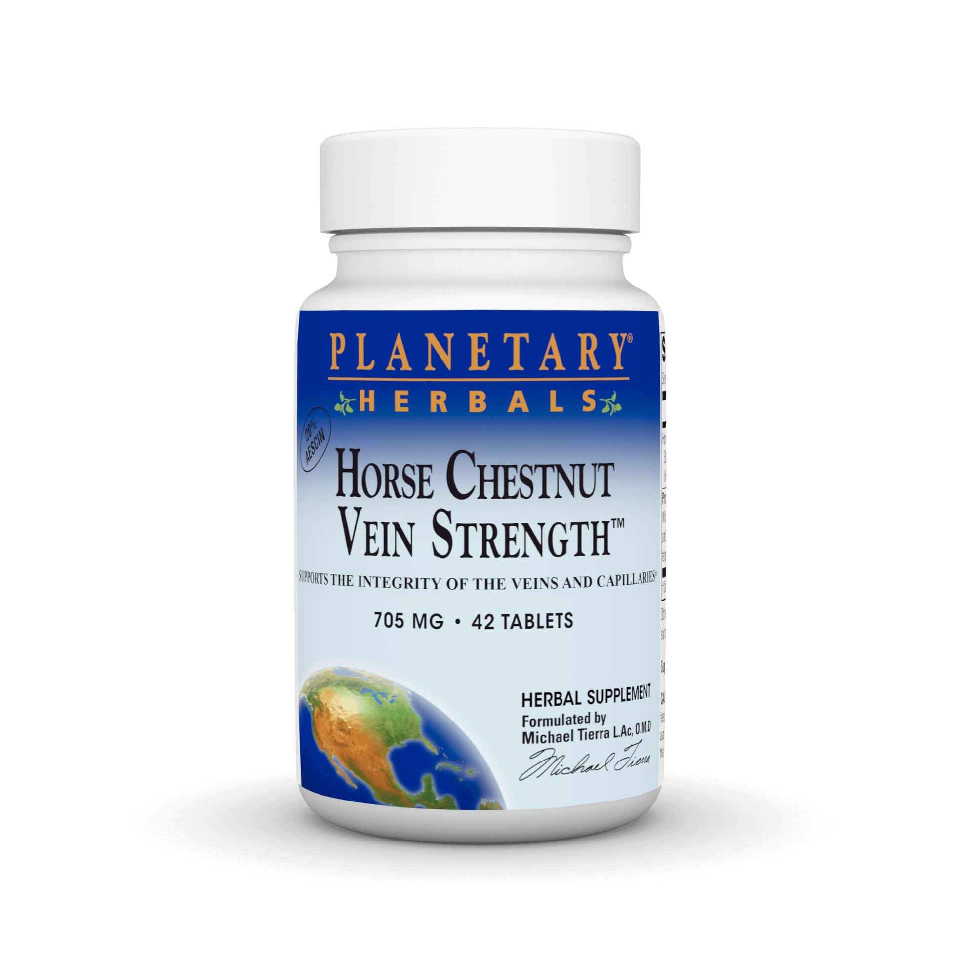 Planetary Herbals Horse Chestnut Vein Strength Tablet, 42 Tablets