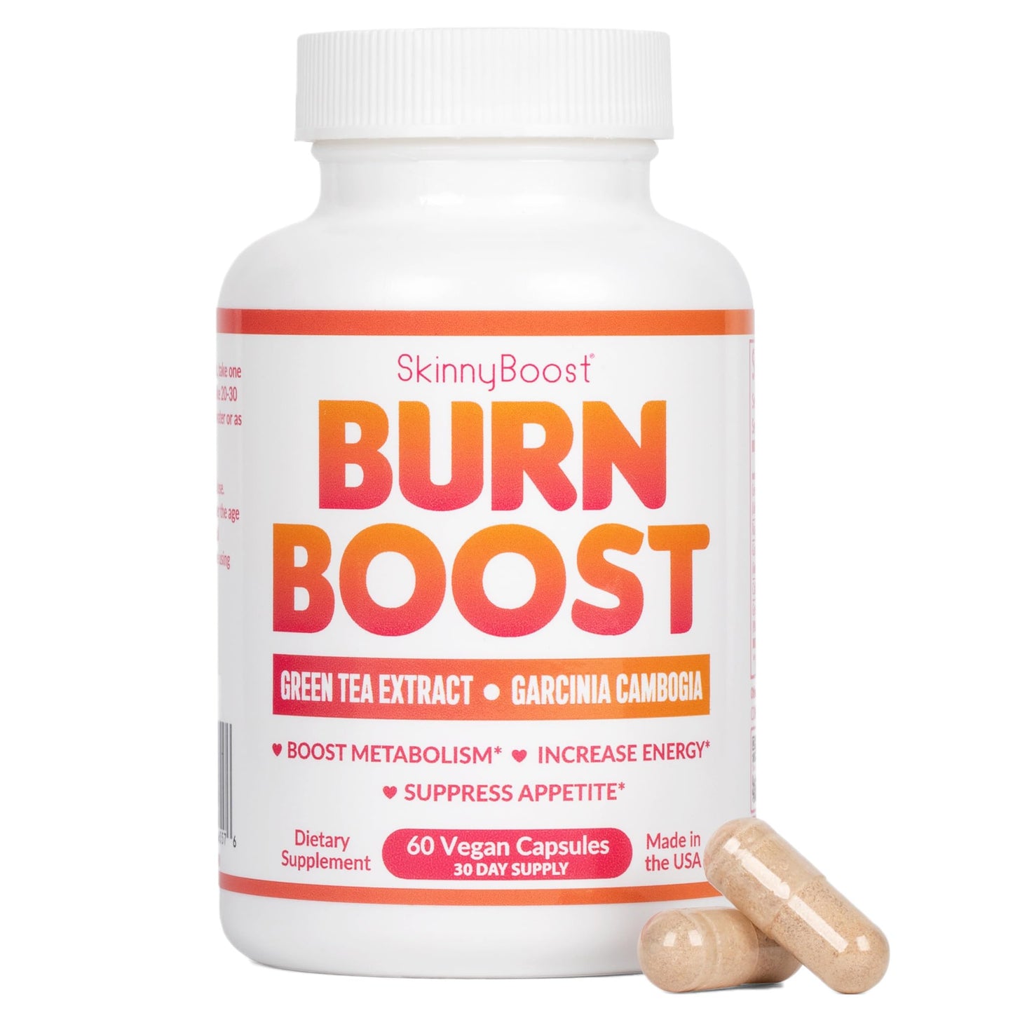 SkinnyBoost Burn Boost Capsules, 60 Count
