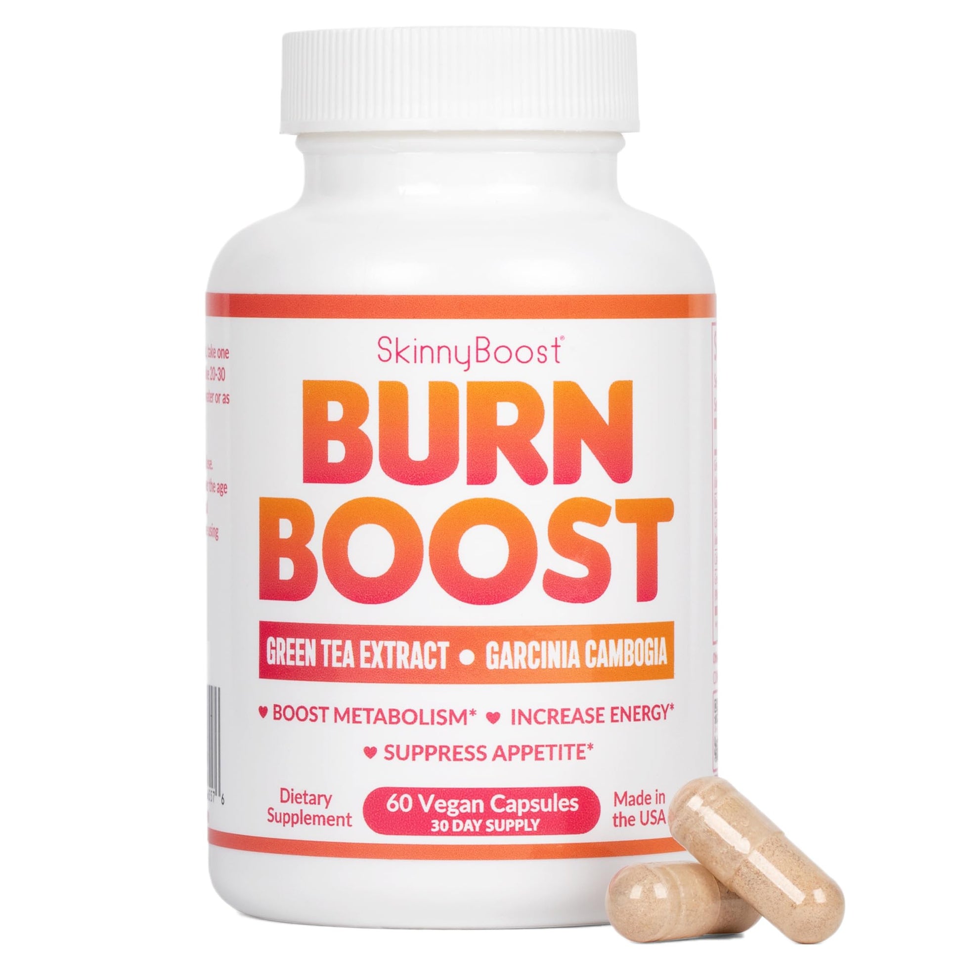 SkinnyBoost Burn Boost Capsules, 60 Count