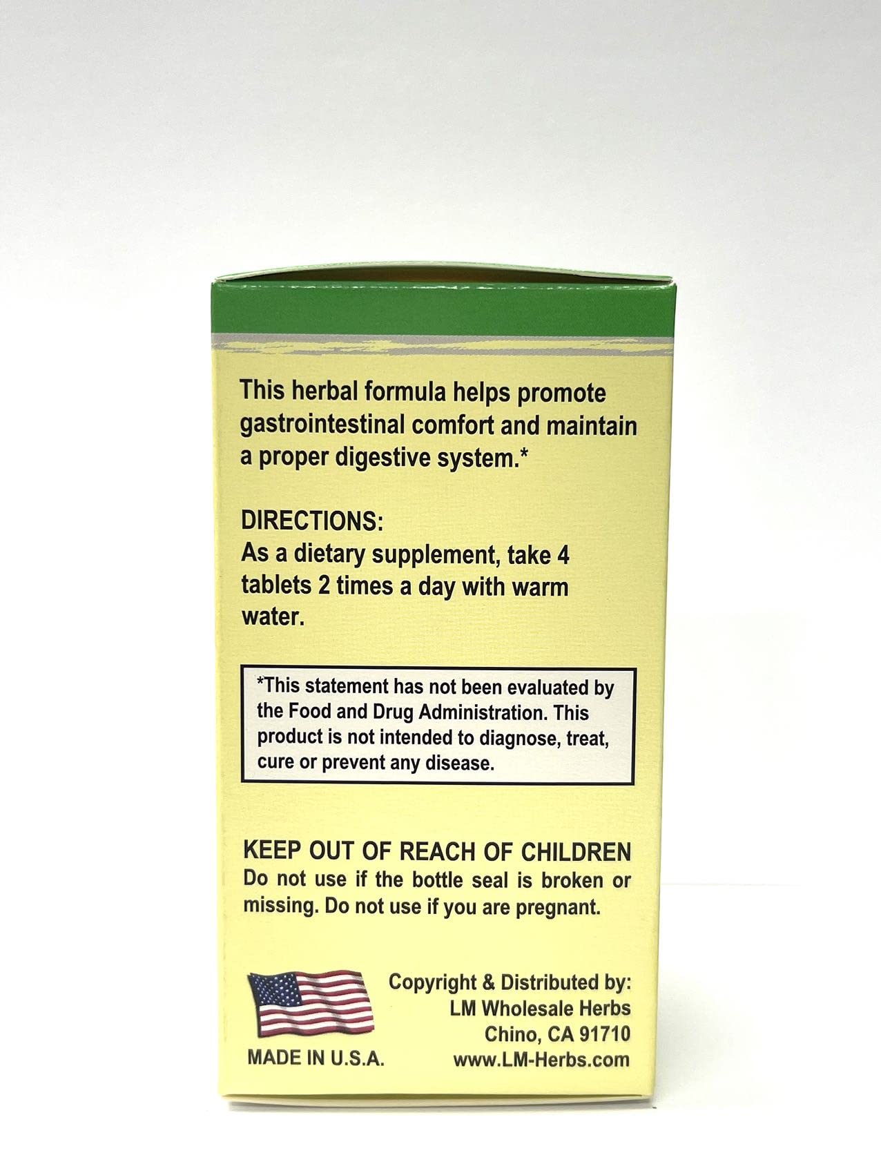 Lao Wei Gastro Formula Herbal Supplement Tablets 36 Tablets