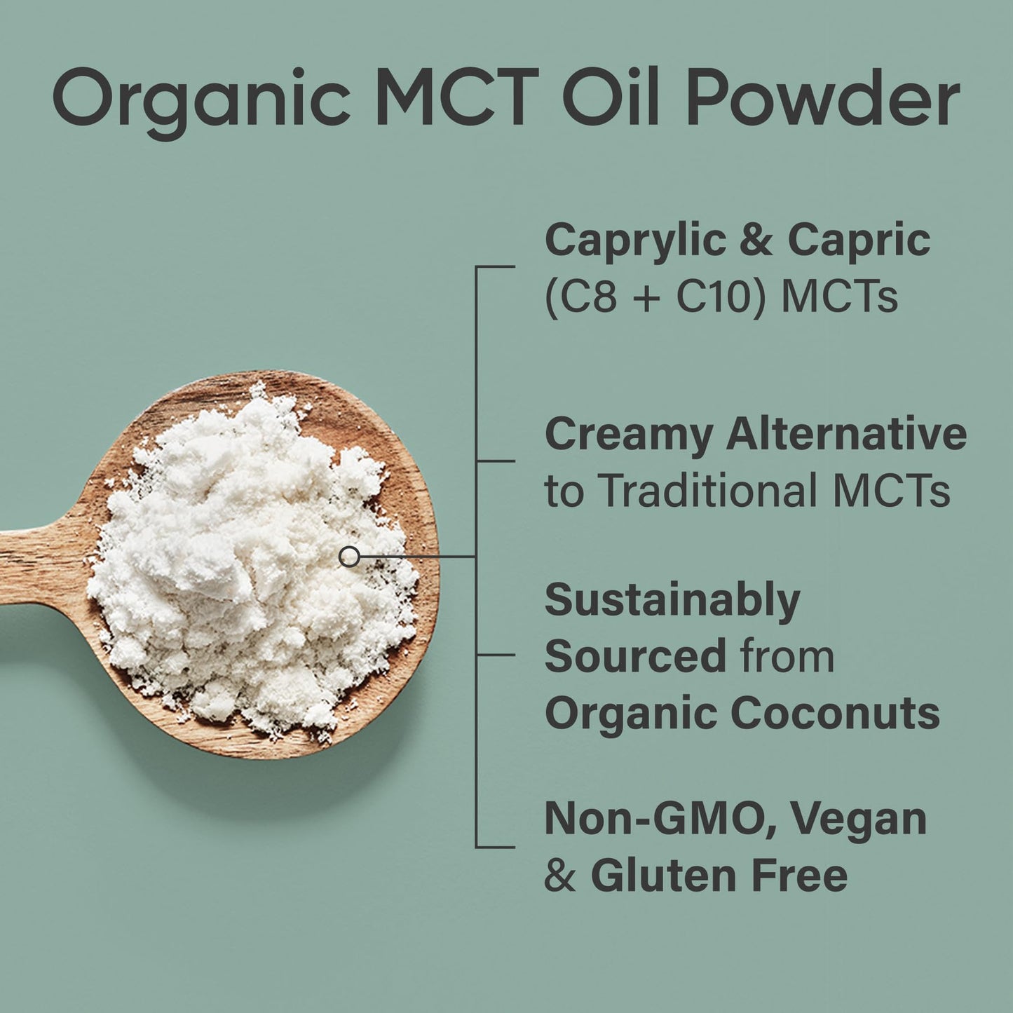 Sports Research Organic Coconut MCT Oil Powder, 10.6 oz