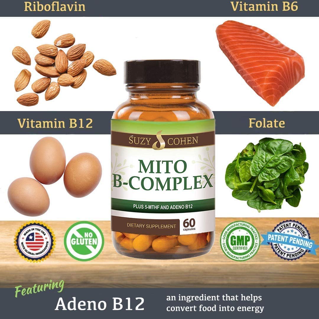 Script Essentials Mito B Complex Dietary Supplement with 5-MTHF and Adeno B12, Methylation Support, Vitamin B, Capsule, 1 Count