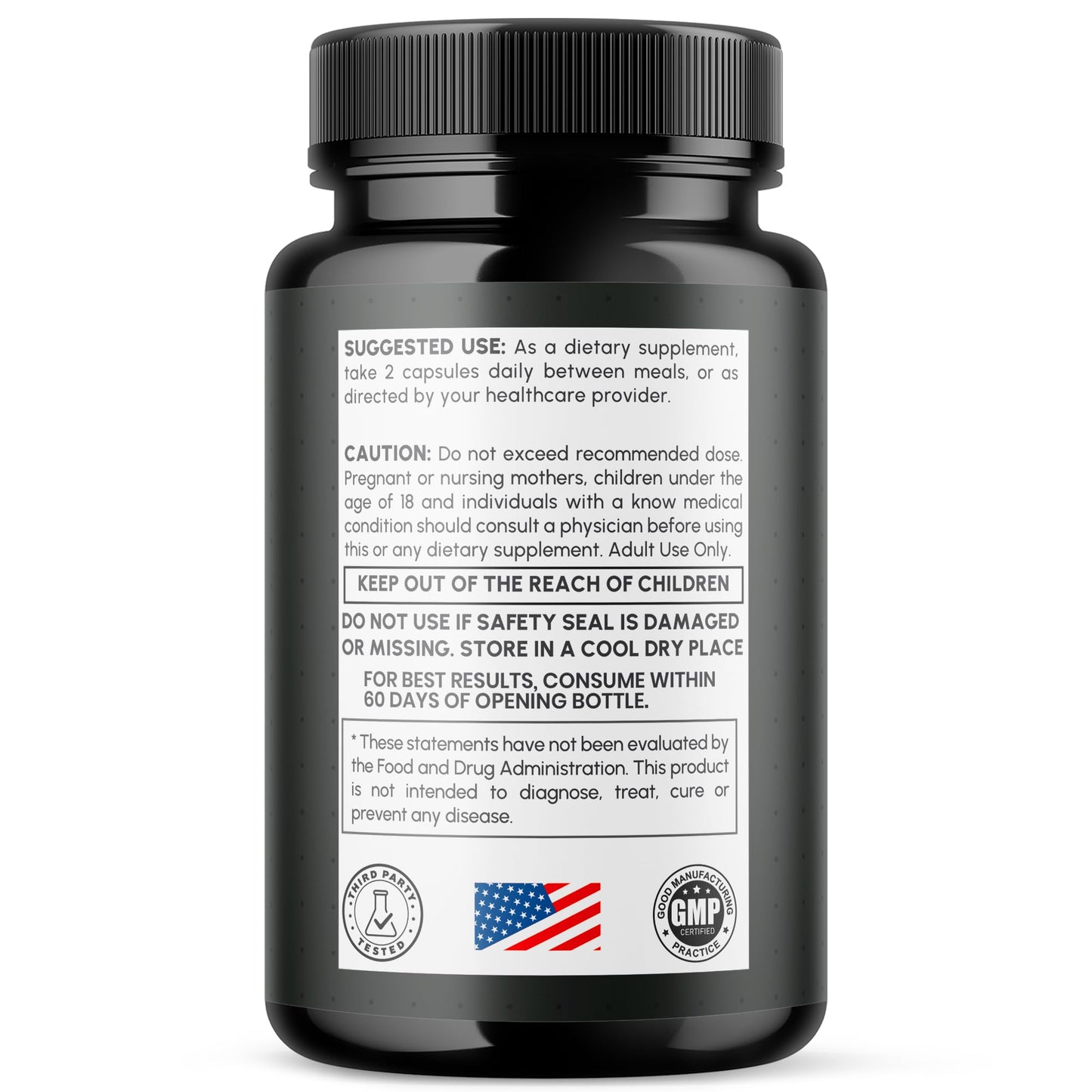 MJO Steel Power for Men Capsules, 120 Capsules