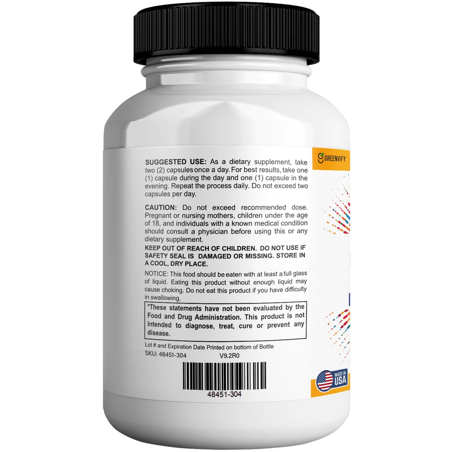 GREENVIFY Energeia Burner Max Capsules, 120 Capsules