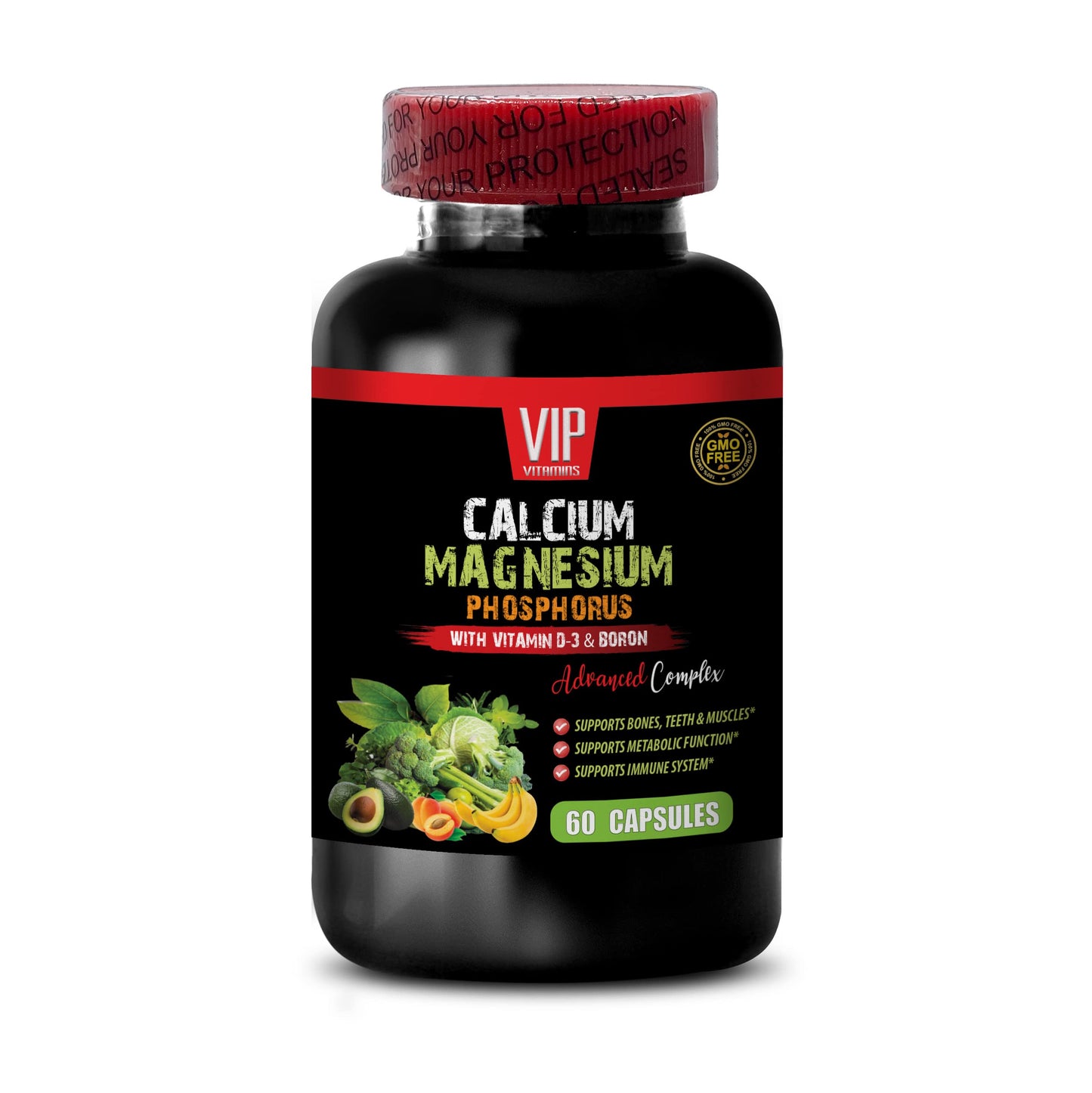 Skin Care Solutions Phosphorus Supplement Calcium Magnesium Phosphorus - Capsule, 60 Capsules