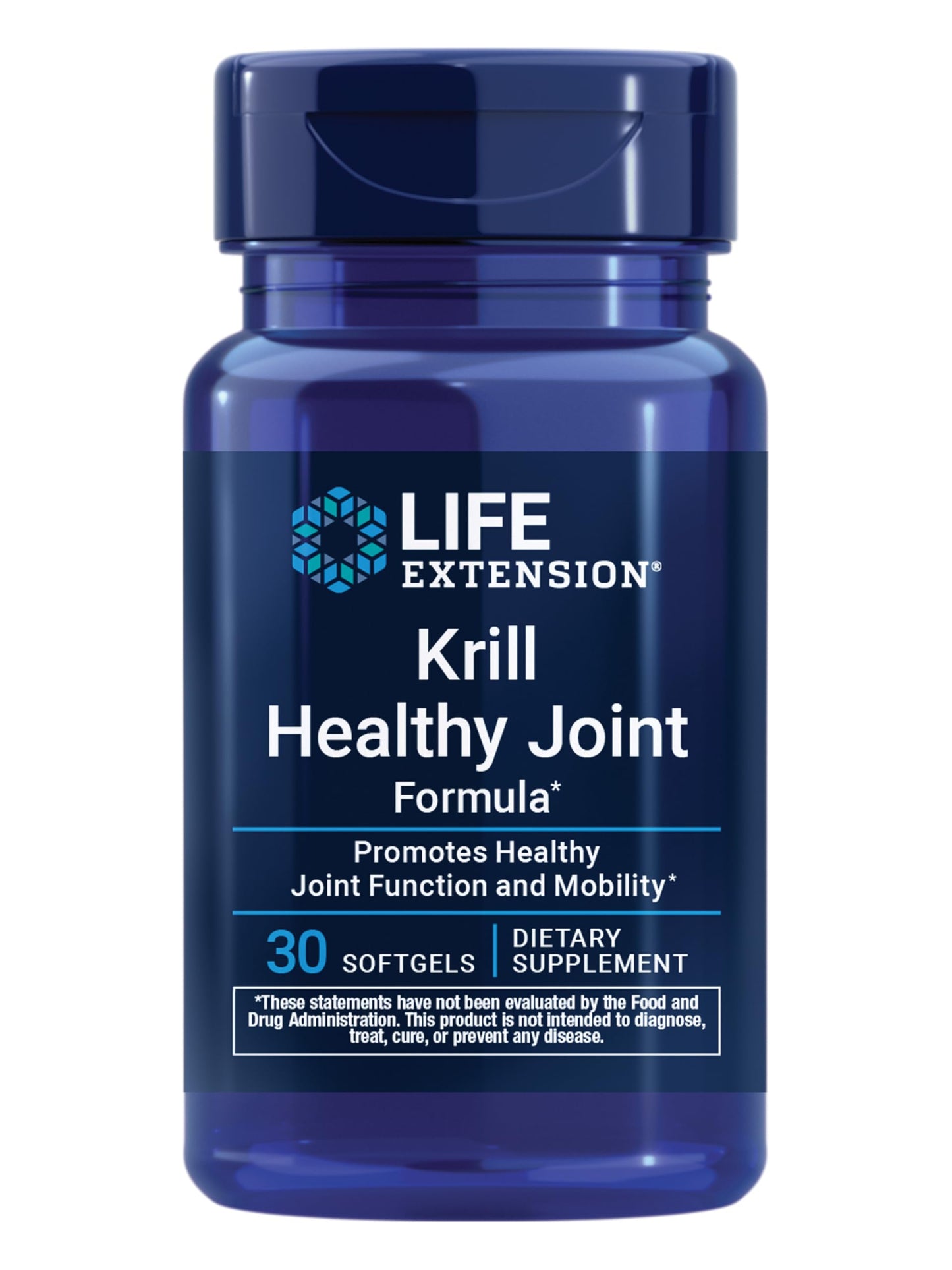 Life Extension Krill Healthy Joint Formula Softgels, 30