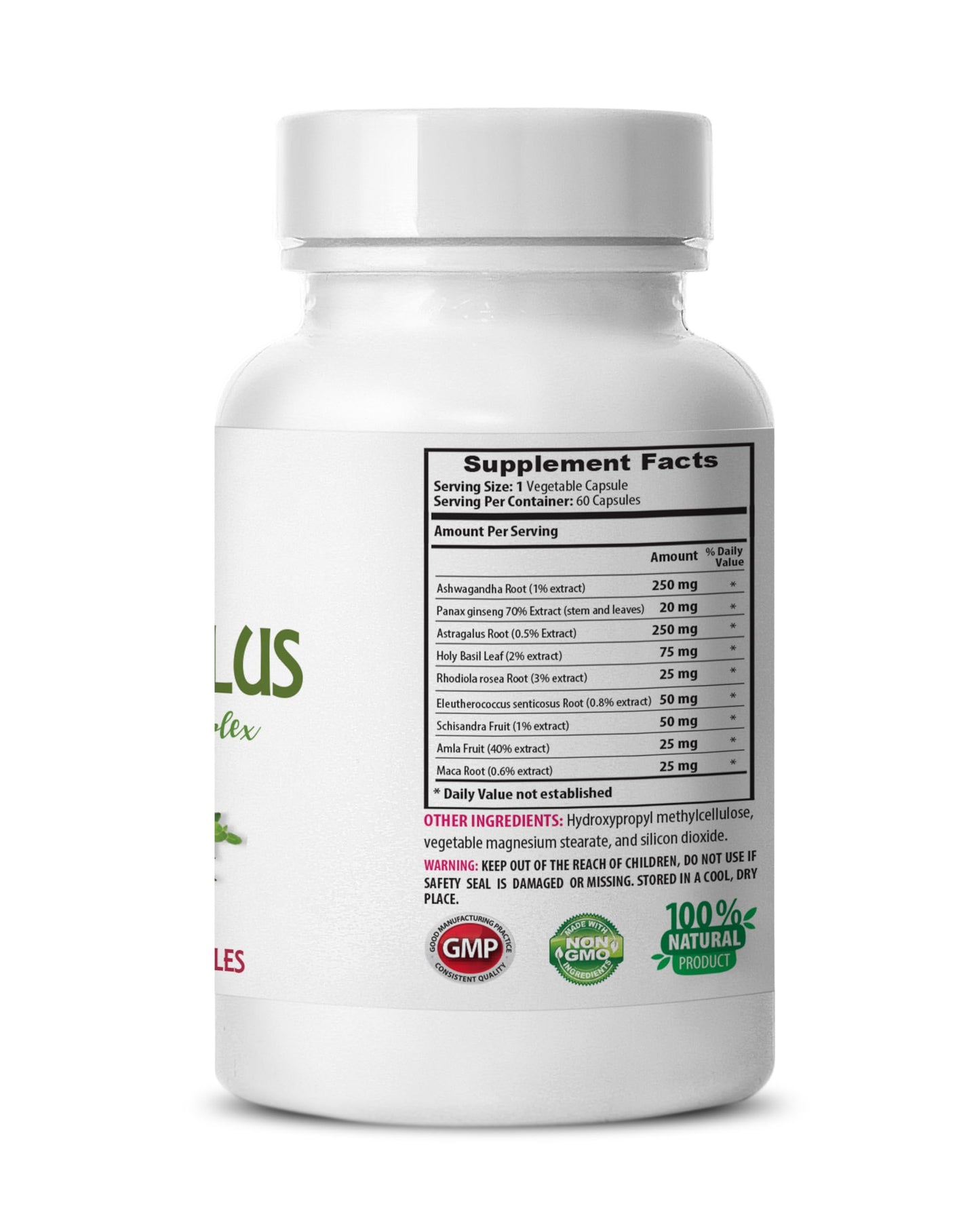 SWAN LIFE ESSENTIALS Astragalus Supplement Capsules, 120 Count