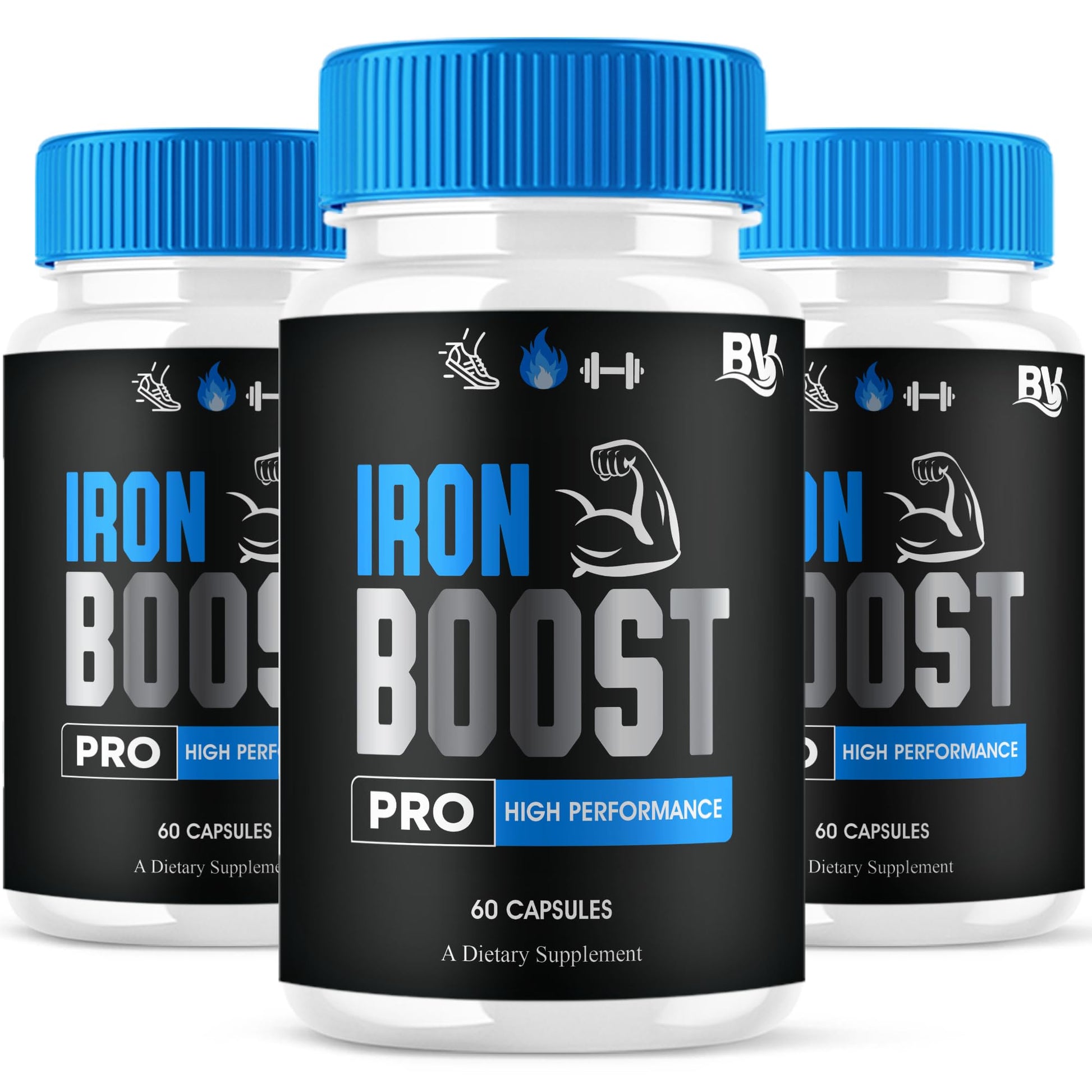 Blue Vibe Iron Boost Pro Premium Performance Capsules 180