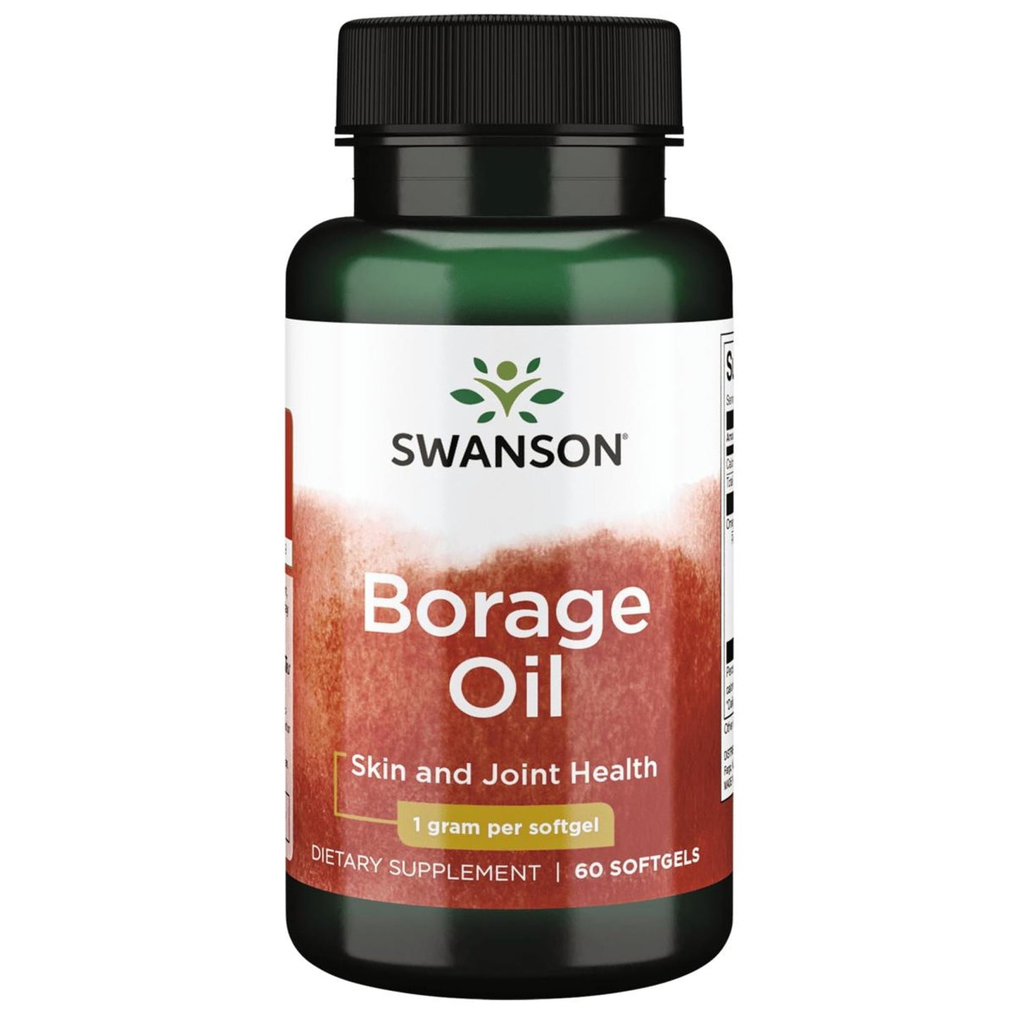 Swanson Borage Oil GLA Omegatru 1000 mg Softgels, 60 Count