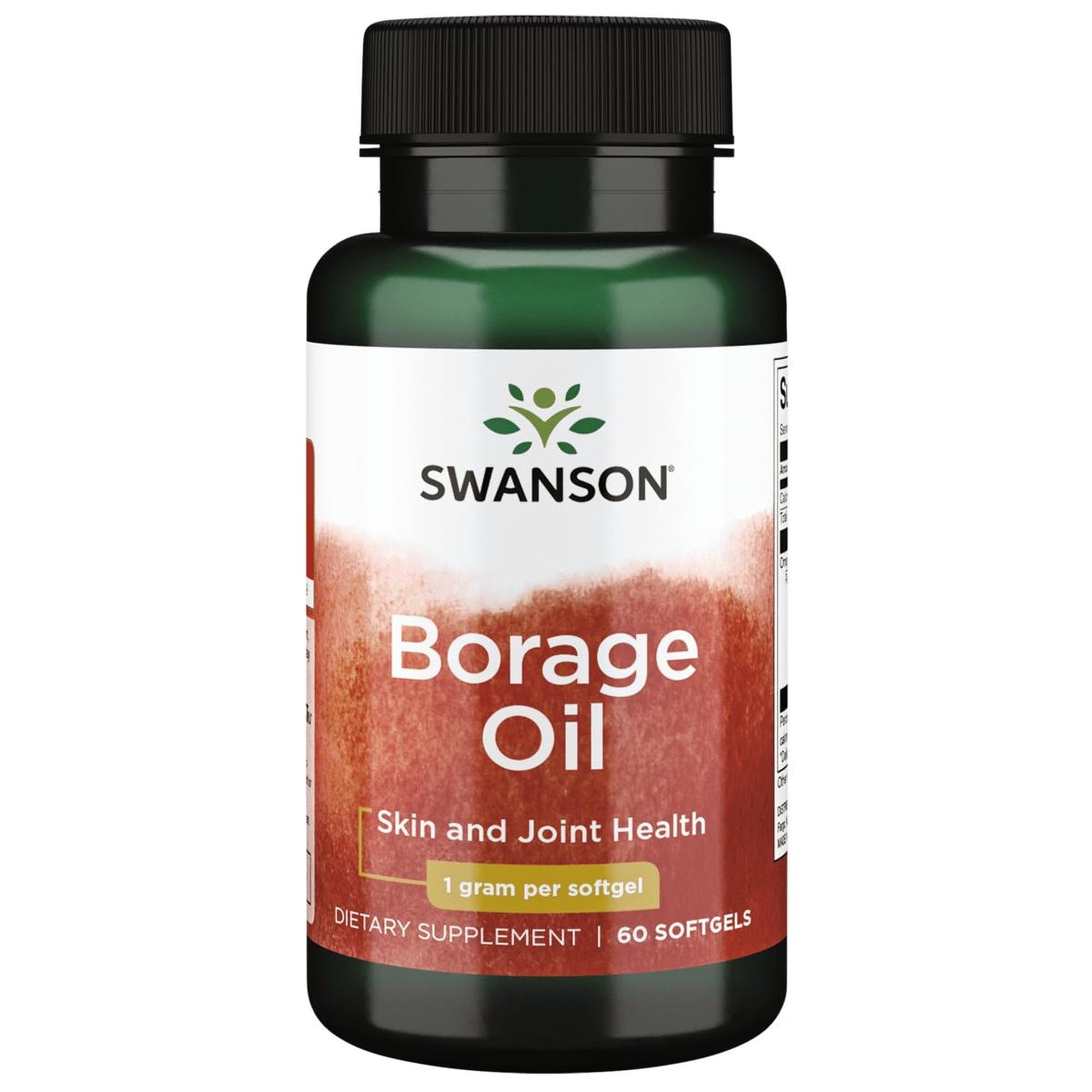 Swanson Borage Oil GLA Omegatru 1000 mg Softgels, 60 Count