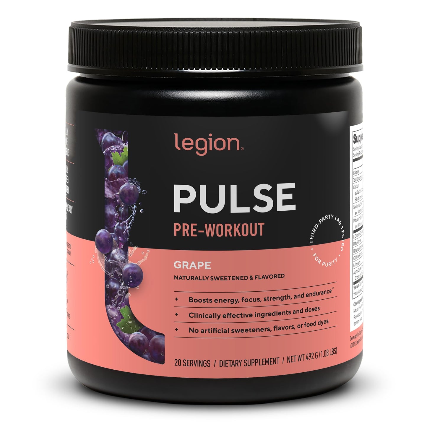 LEGION Pulse Pre Workout Powder 20 Servings