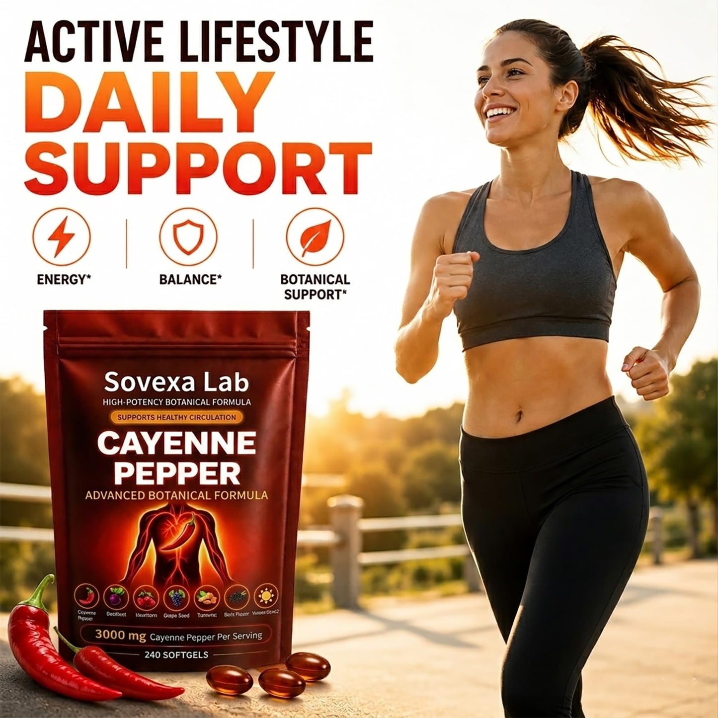 Sovexa Lab Cayenne Pepper Capsule 240 Capsules