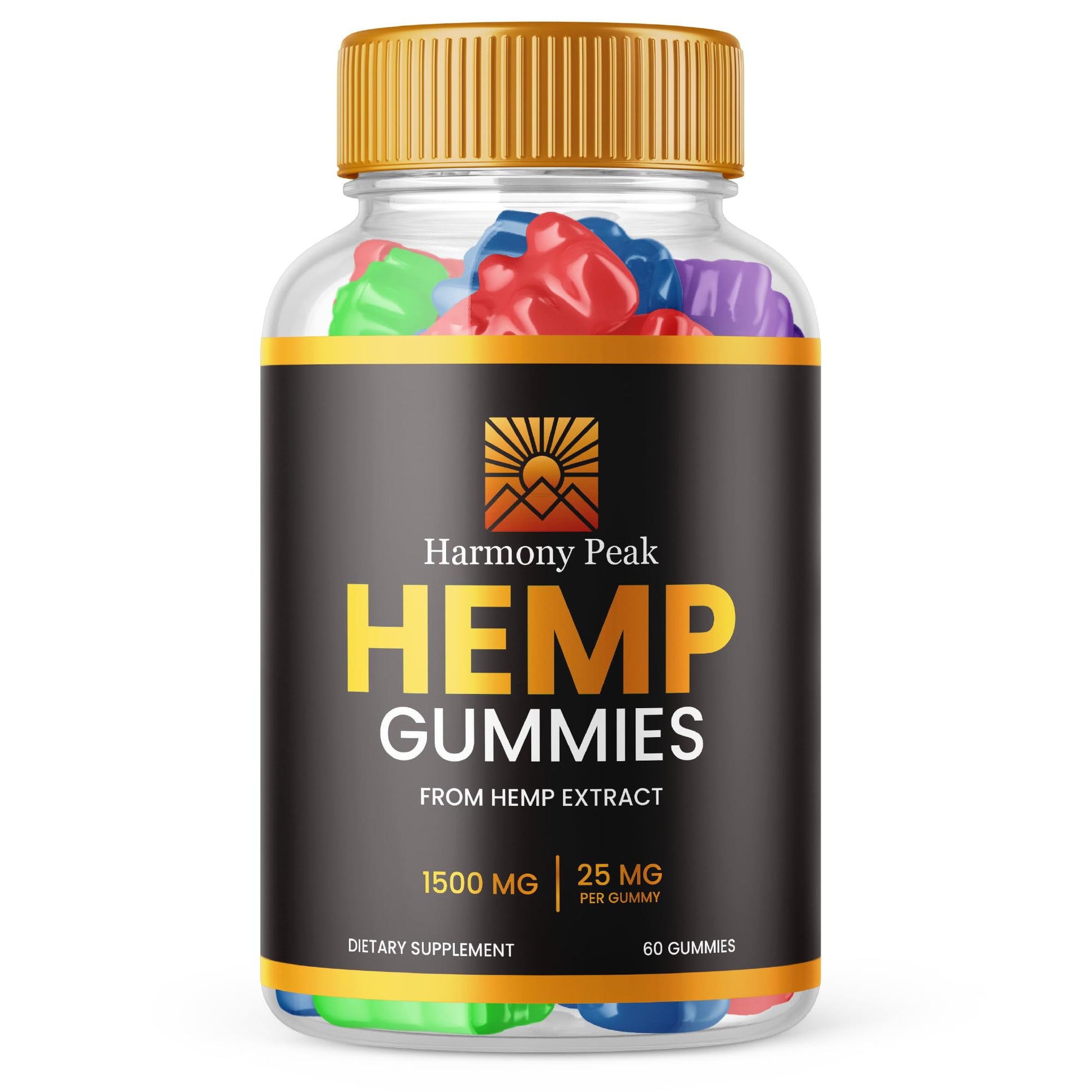 Purvia Harmony Peak Hemp Gummies Gummy 60 Count