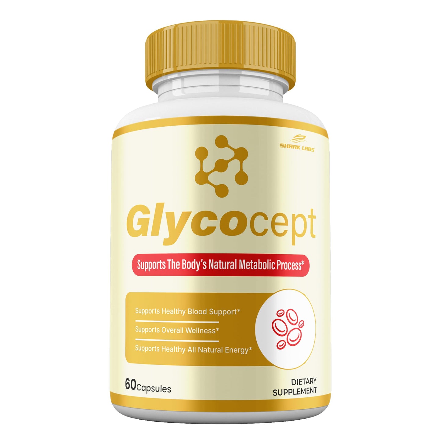 Shark Labs Glycocept Capsules, 60 Count