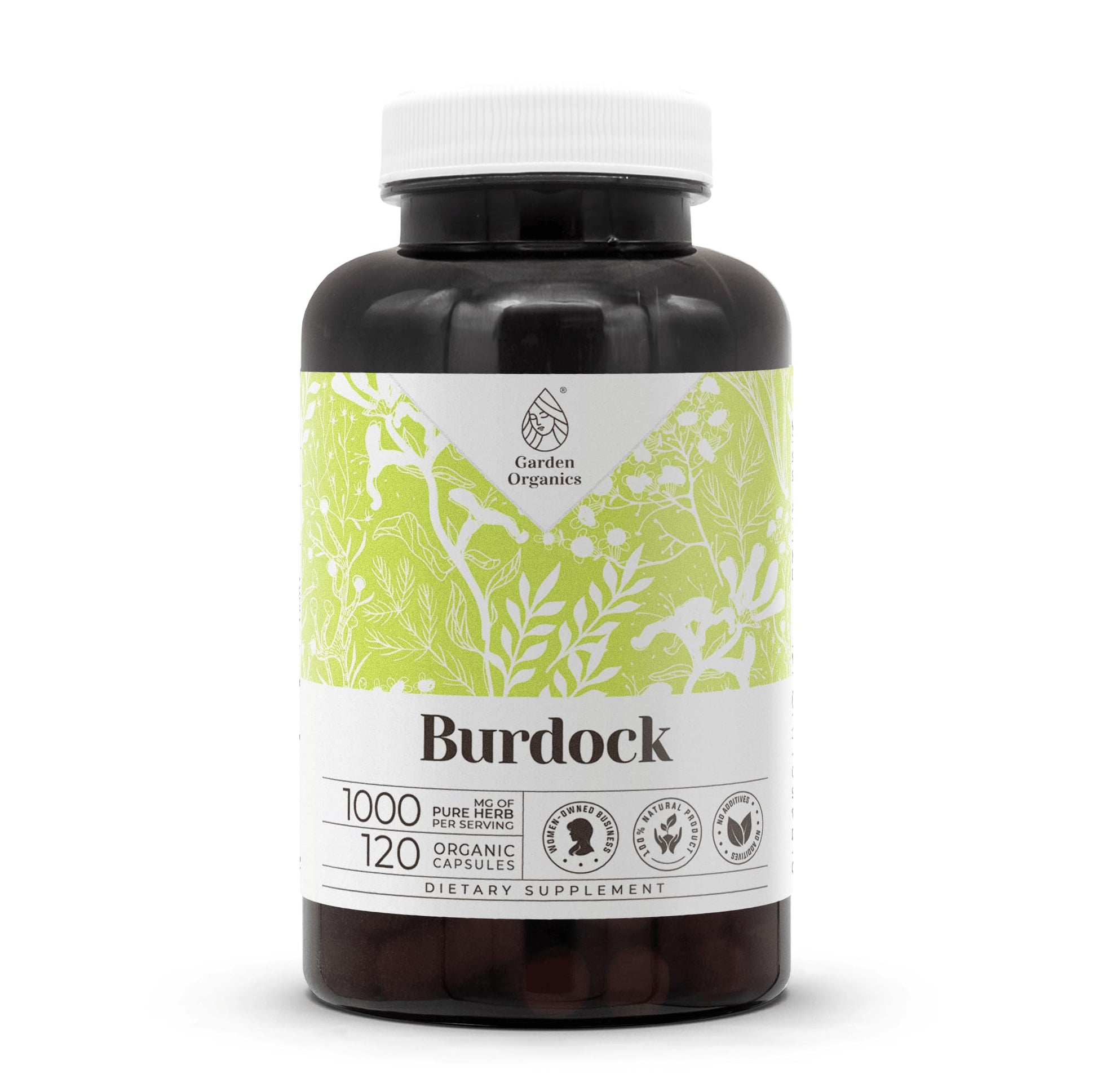 Garden Organics Burdock Capsules 120 Count