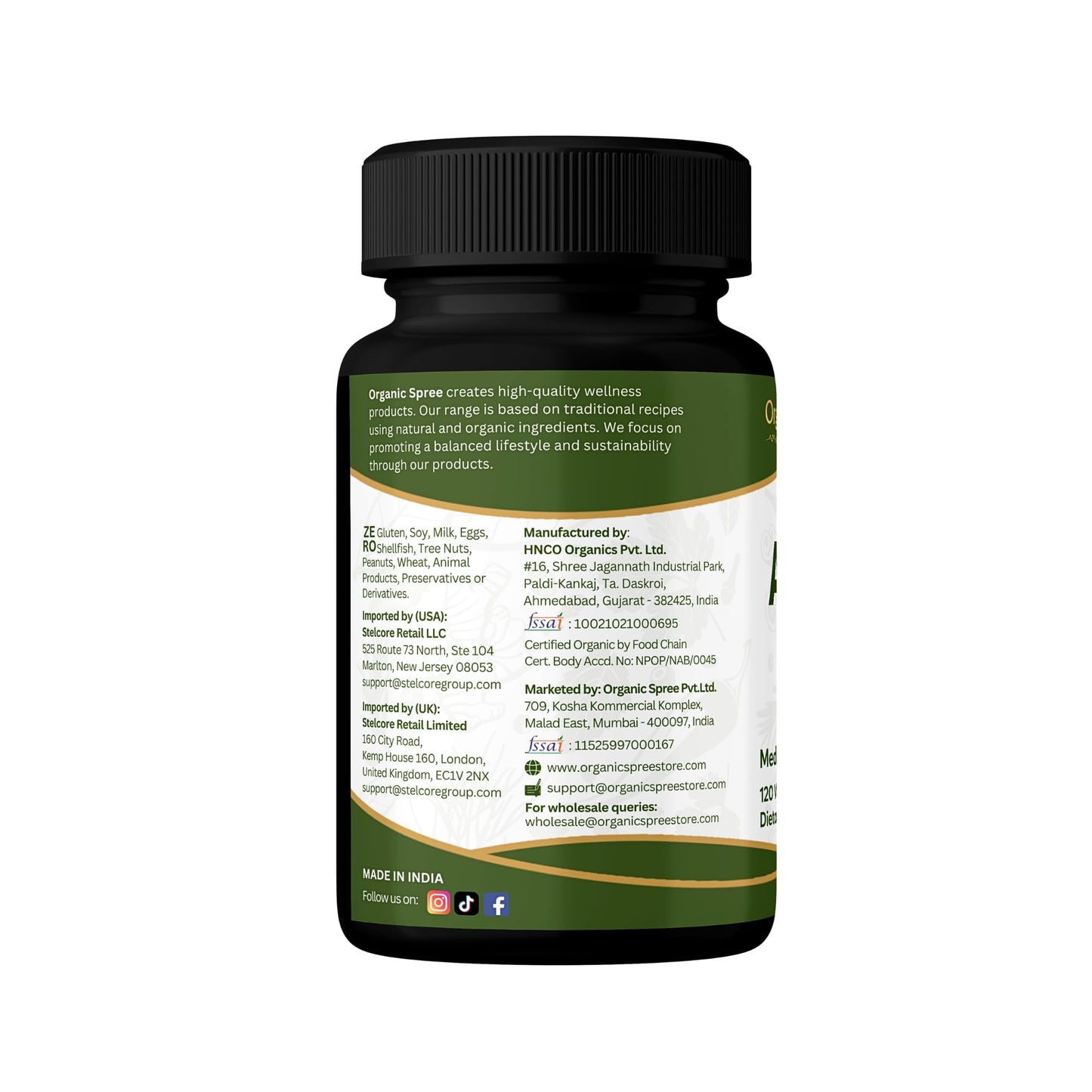 ORGANIC SPREE Alfalfa Tablets 120