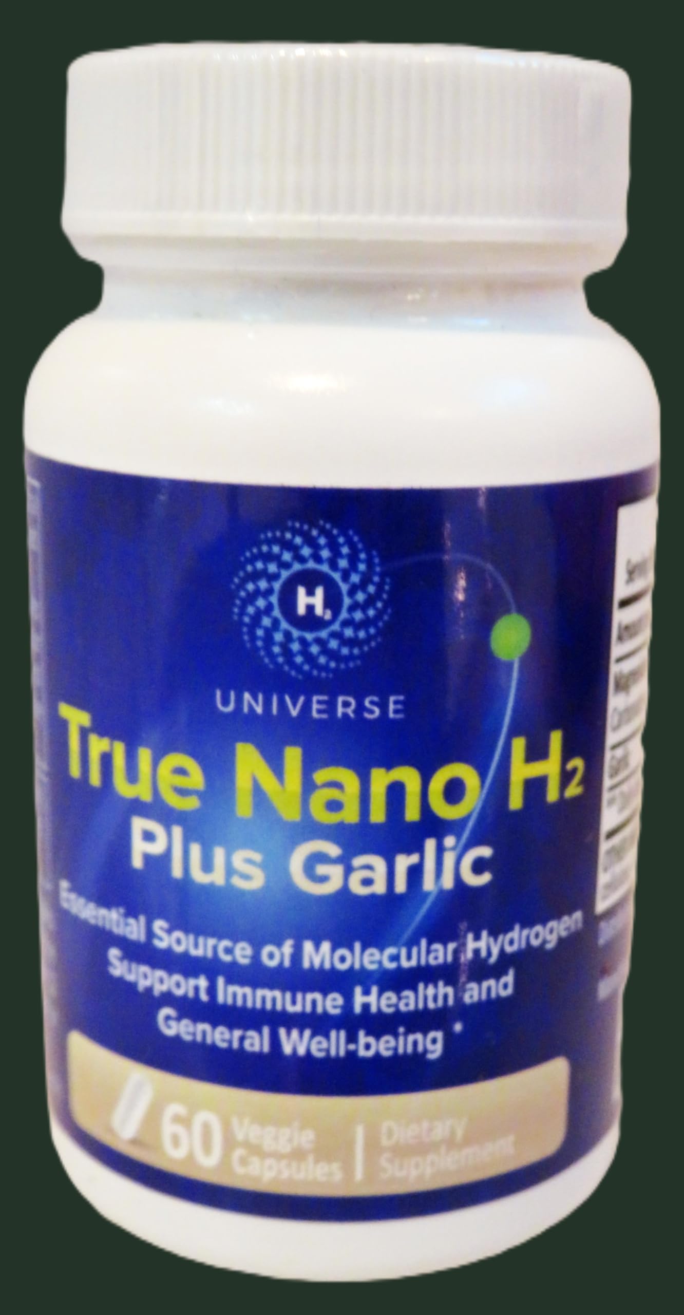 H2 Universe True Nano H2 with Garlic, 60 Capsules